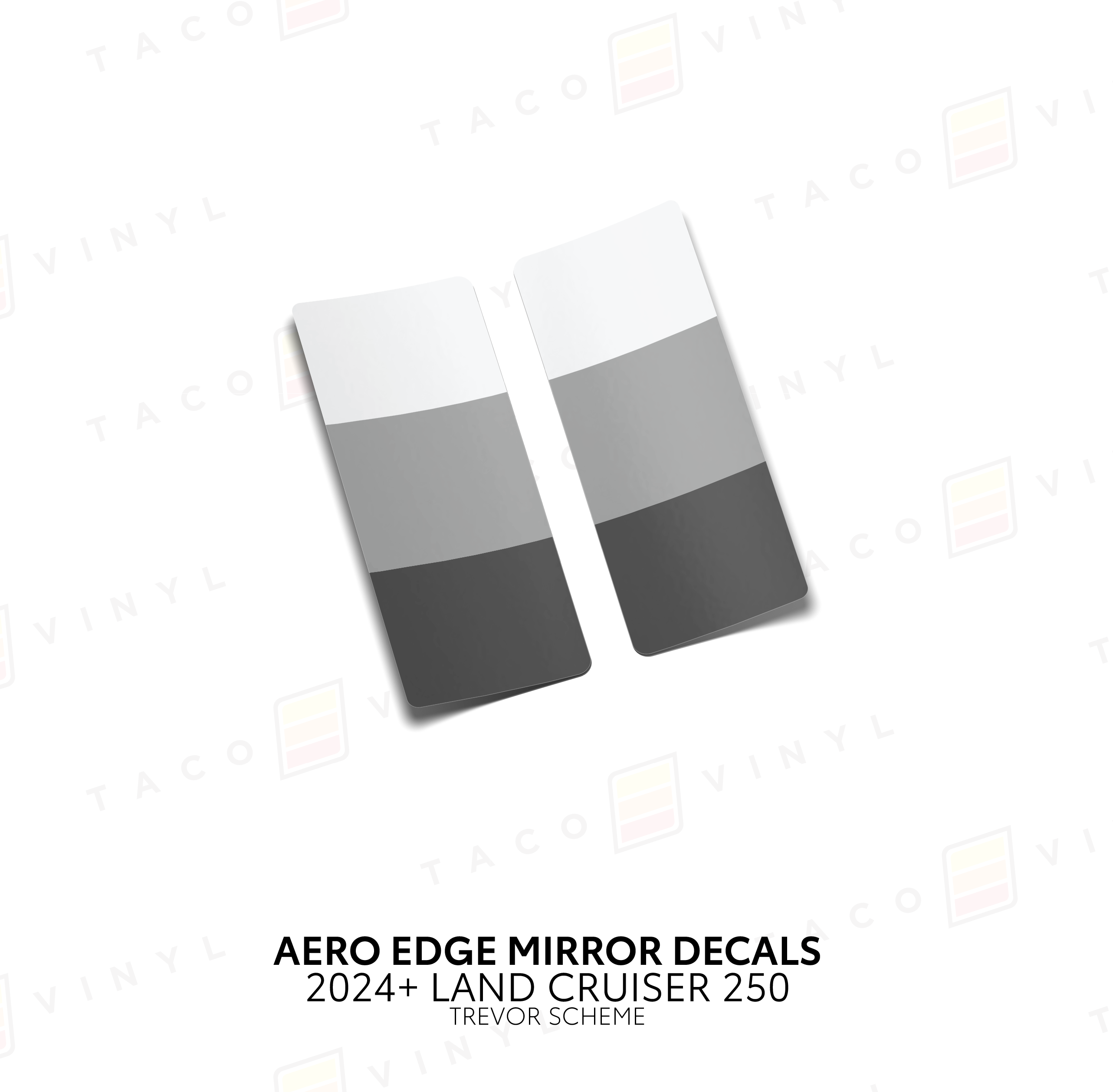 2024+ Aero Edge Mirror Decals For Land Cruiser 250