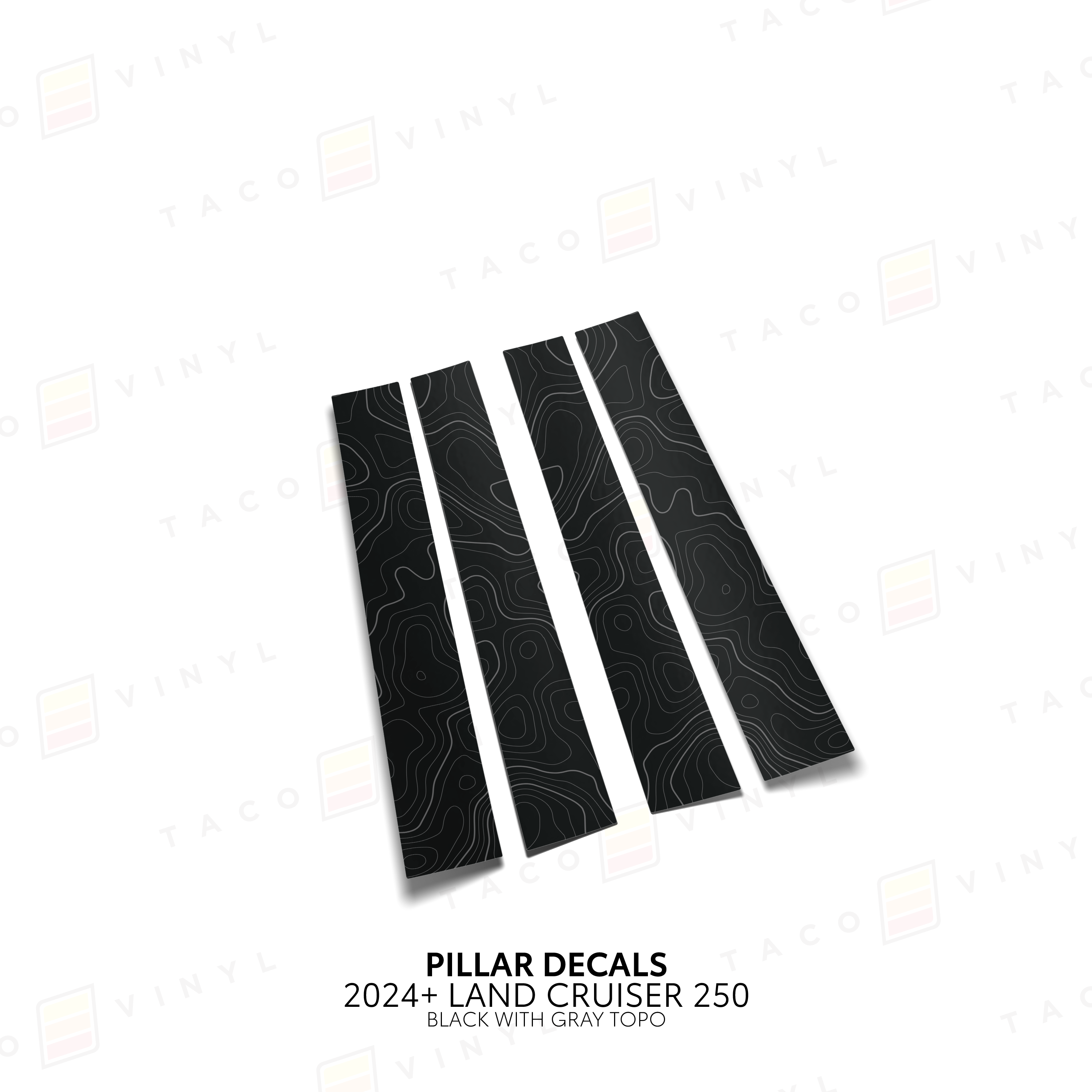 2024+ Door Pillar Decals For Land Cruiser 250