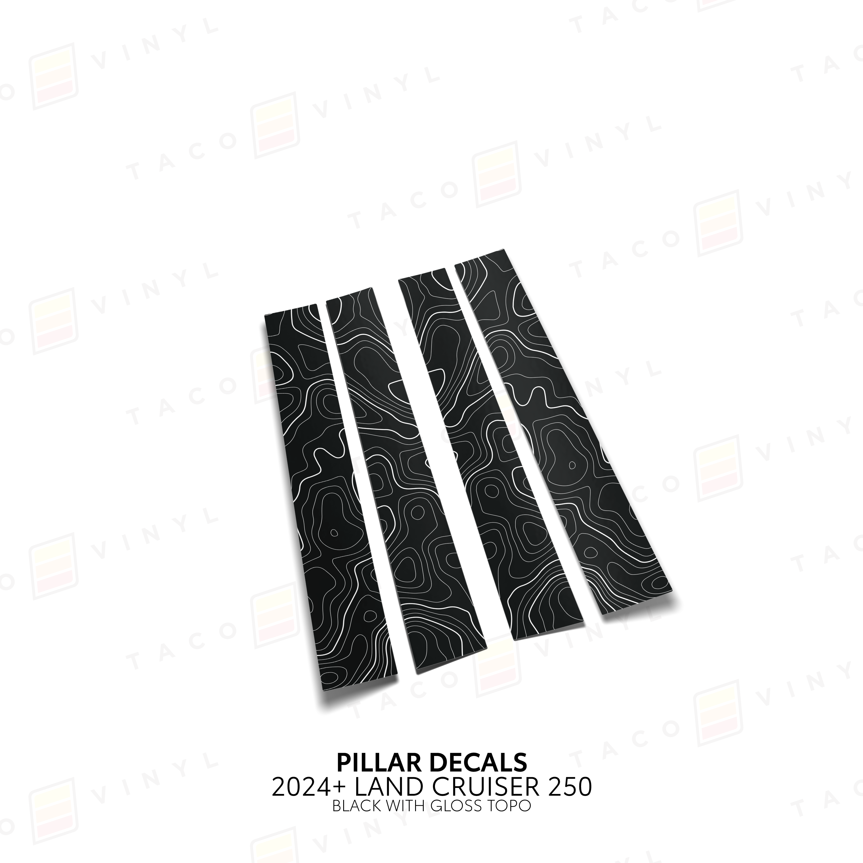 2024+ Door Pillar Decals For Land Cruiser 250