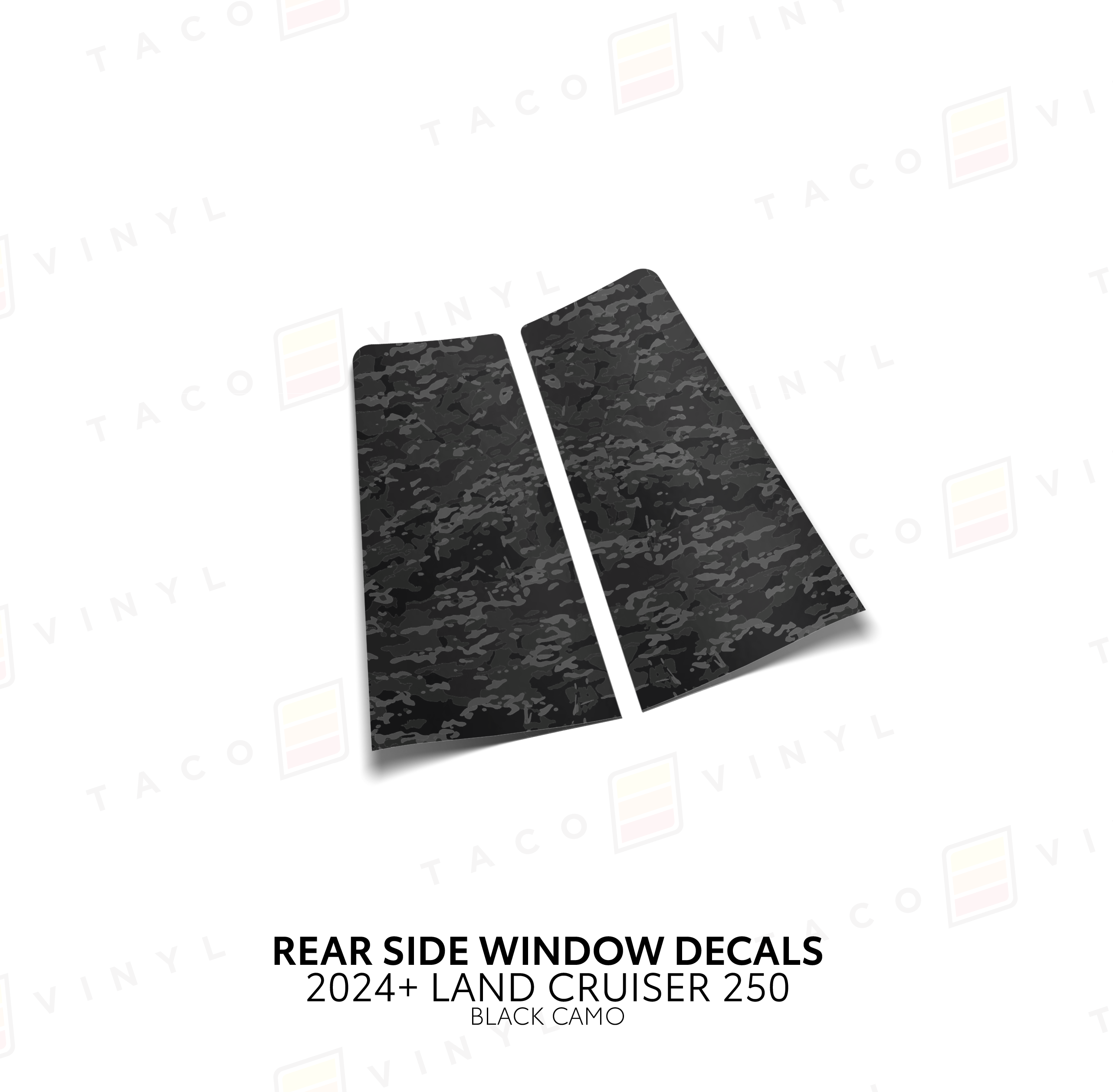 2024+ Rear Side Window Decal For Land Cruiser 250