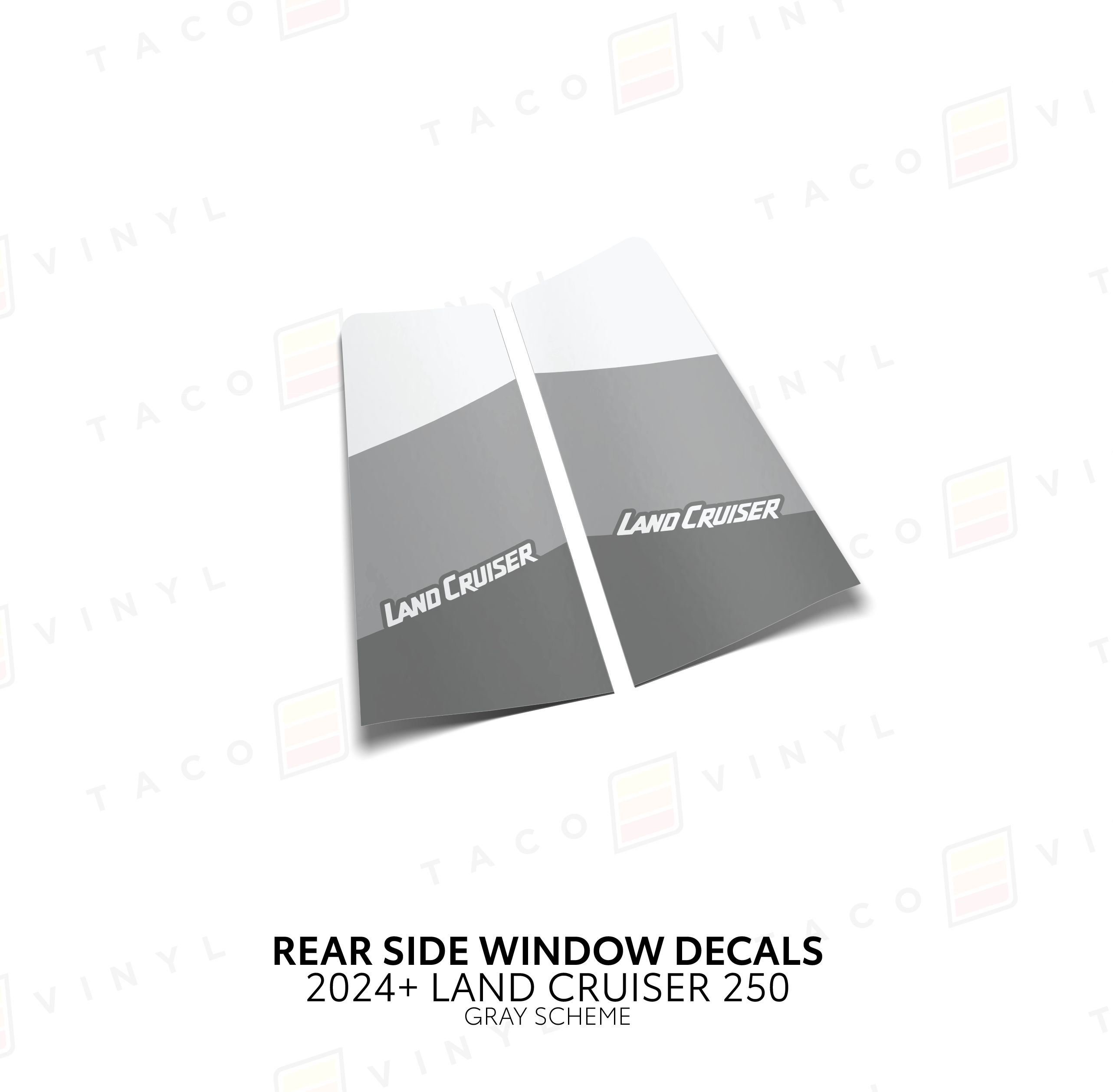 2024+ Rear Side Window Decal For Land Cruiser 250