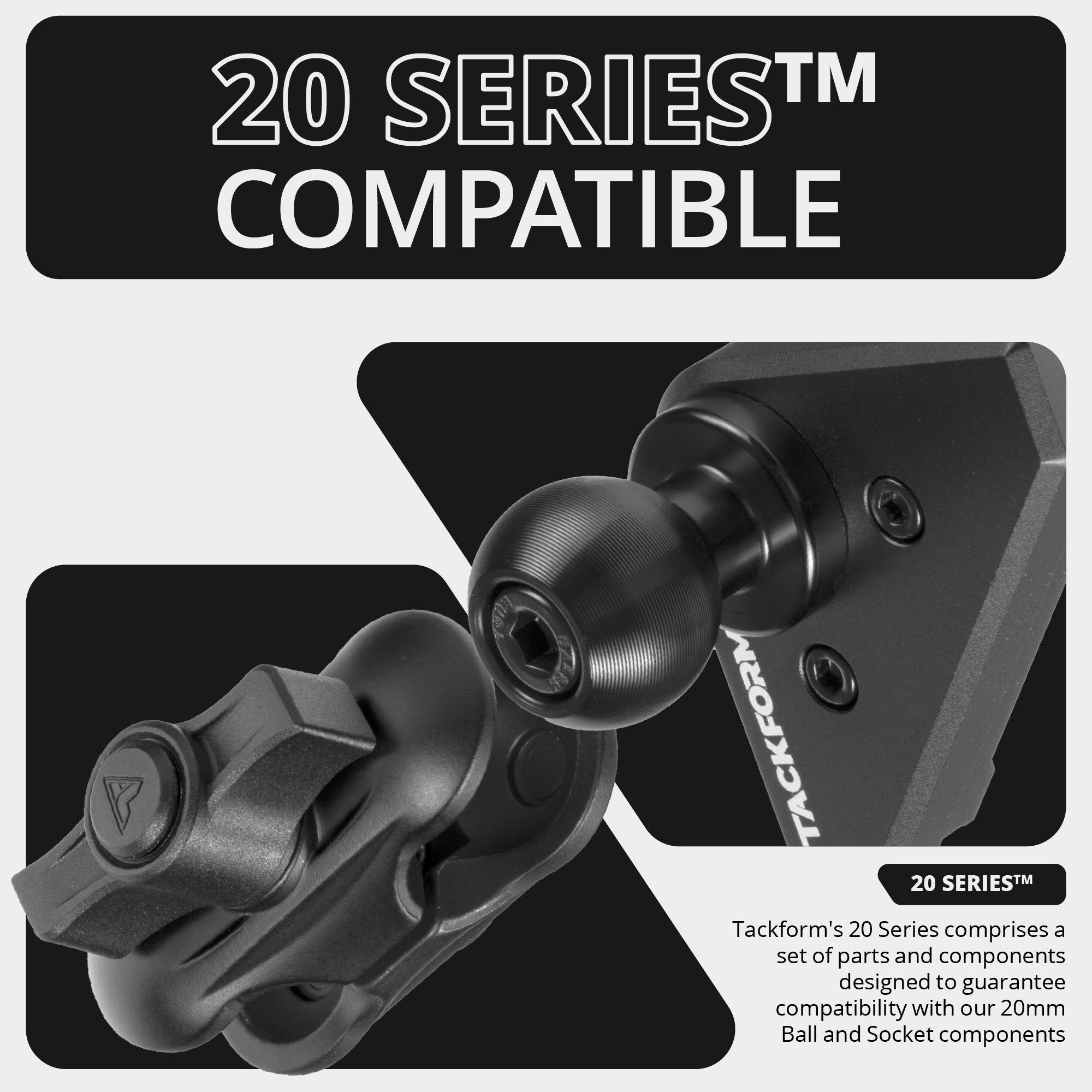2021-2026 Ford F-150/Raptor & 2023-2026 Super Duty LINK™ Vent Mount Bracket With Quad Lock Magnetic Phone Holder