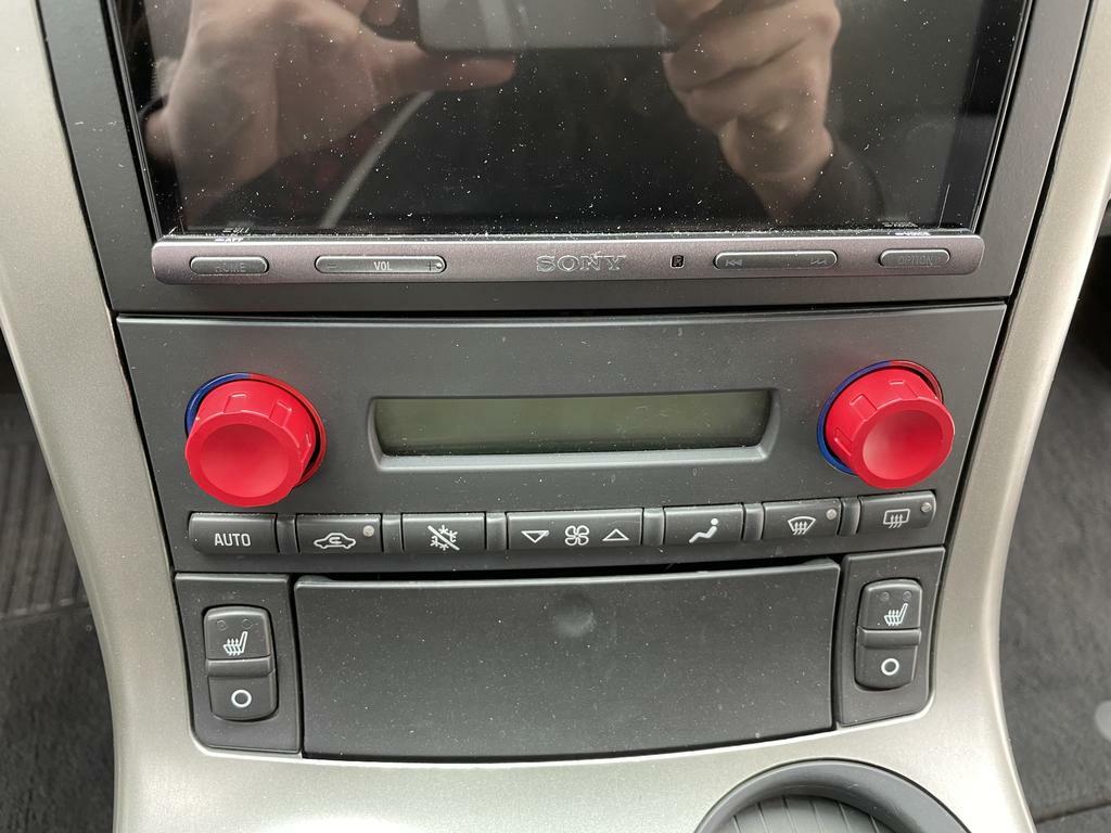 Climate Knobs (For C6 Corvette) - RED