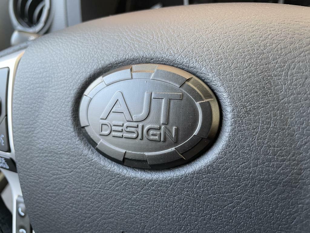 Steering Wheel Emblem Overlay (For Select Toyota Models) - RED - AJT DESIGN