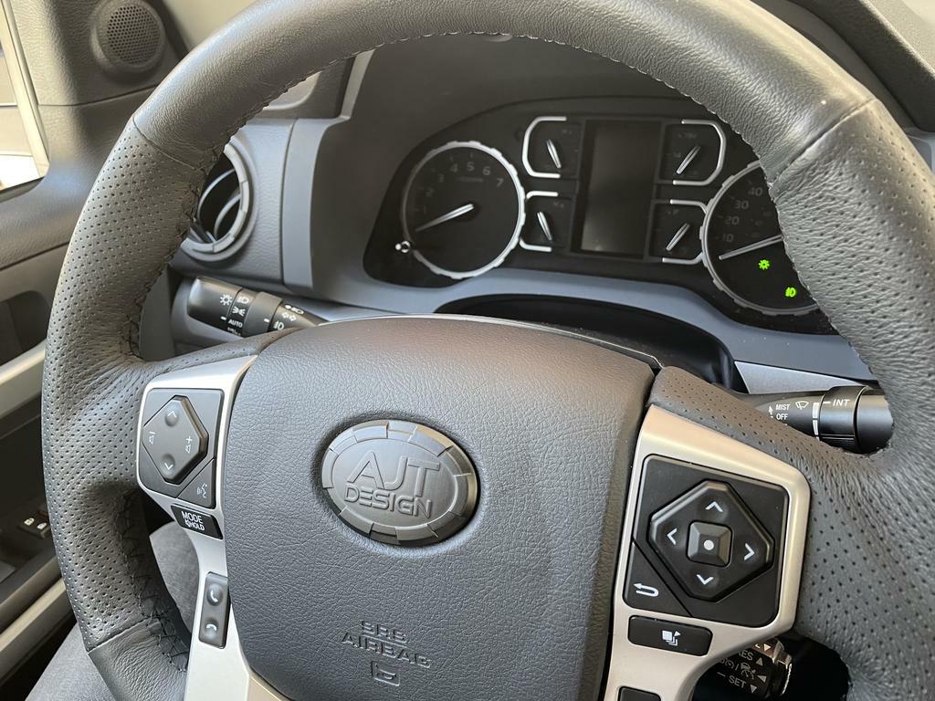 Steering Wheel Emblem Overlay (For Select Toyota Models) - CEMENT - AJT DESIGN