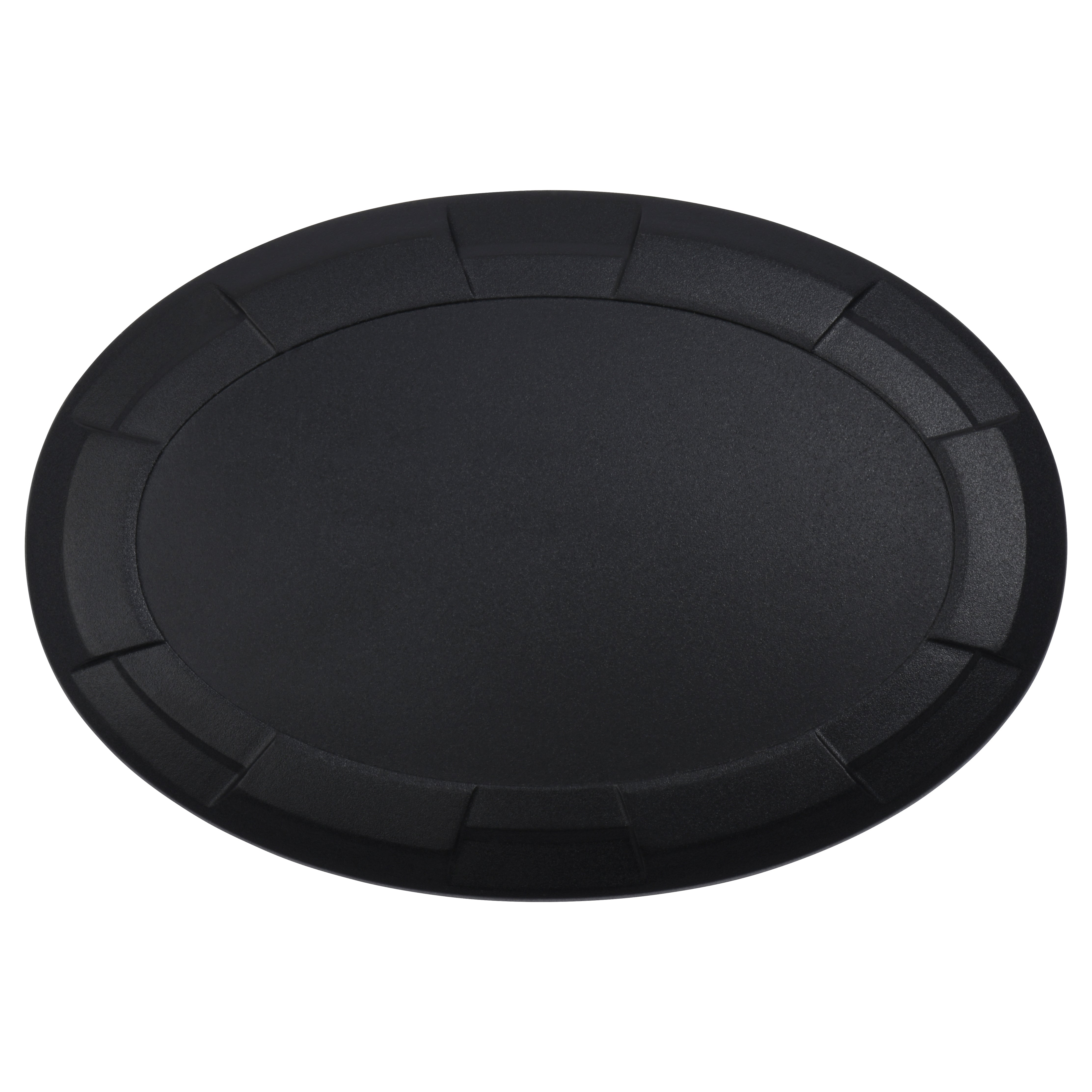 Steering Wheel Emblem Overlay (For Select Toyota Models) - BLACK - BLANK