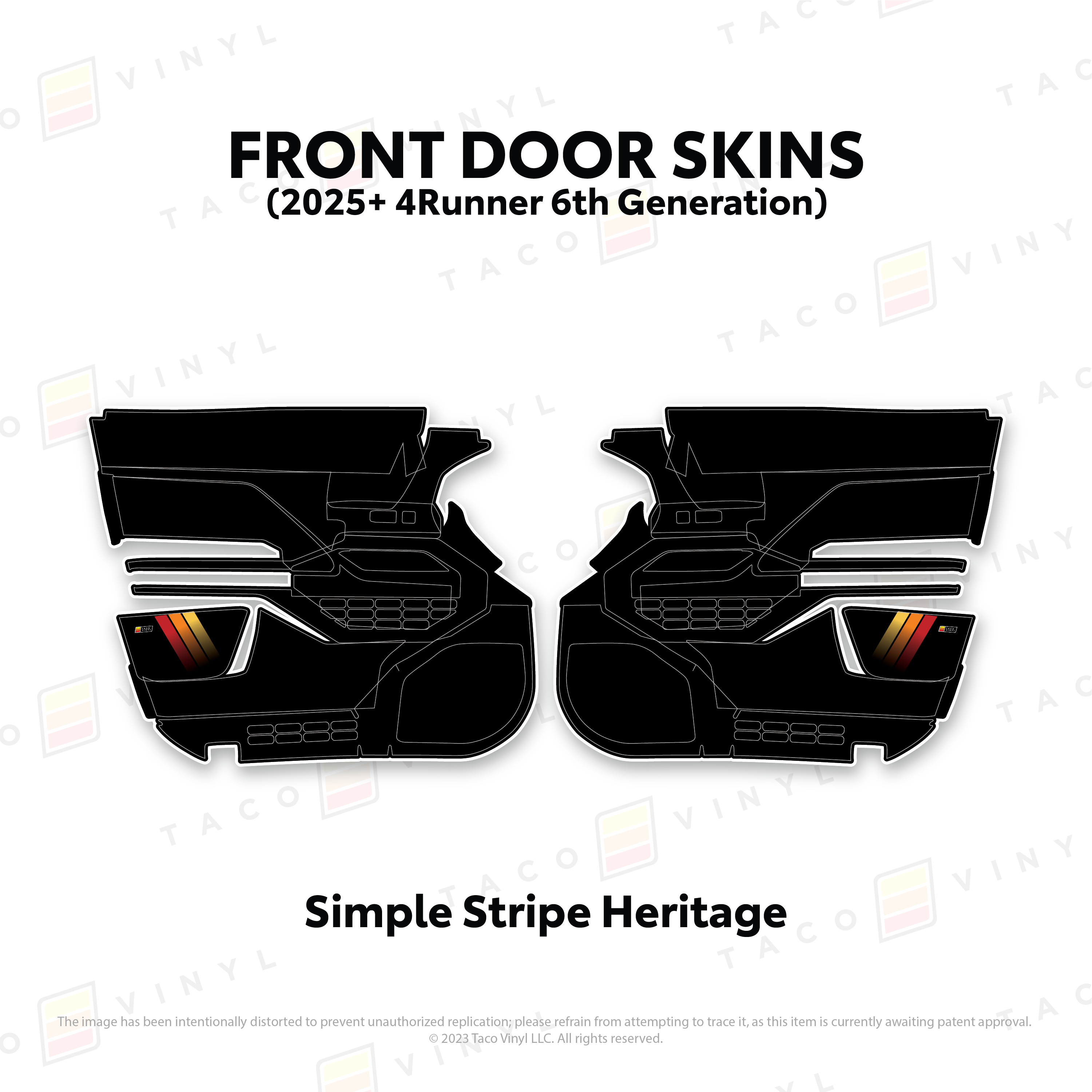 2025+ Door Skins For 4Runner