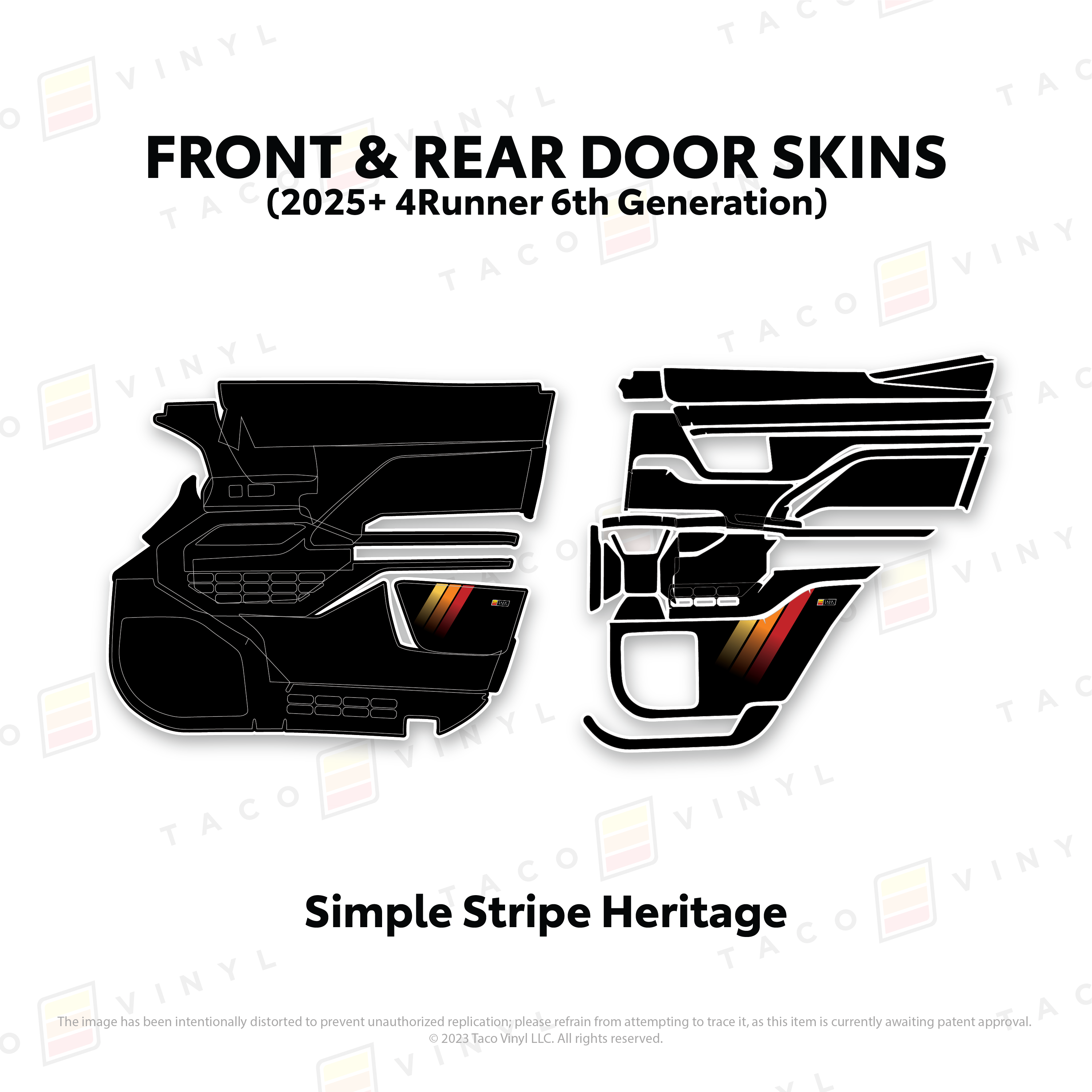 2025+ Door Skins For 4Runner