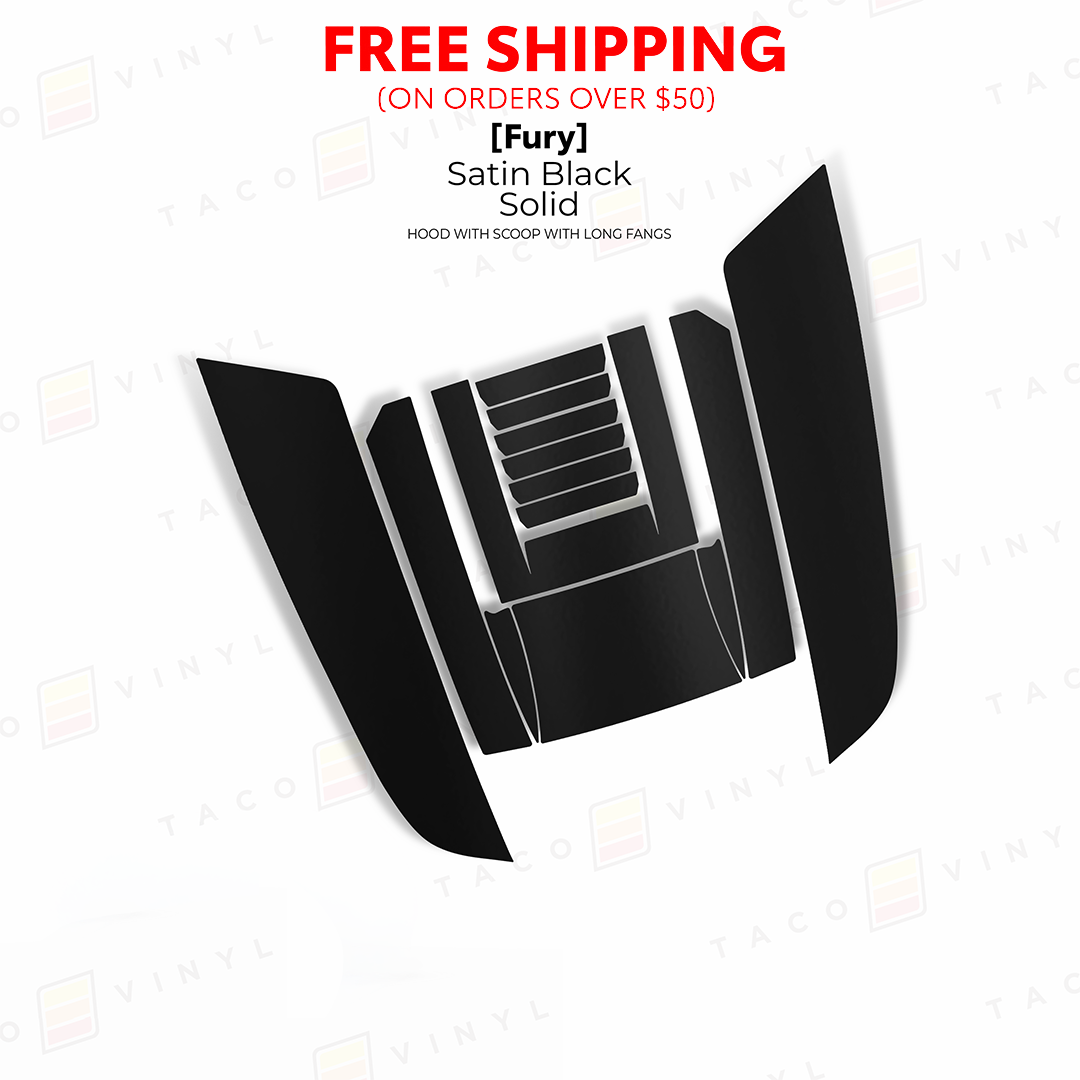 2025+ Fury Hood Scoop Stamp (W/ Long Fangs) For 4Runner