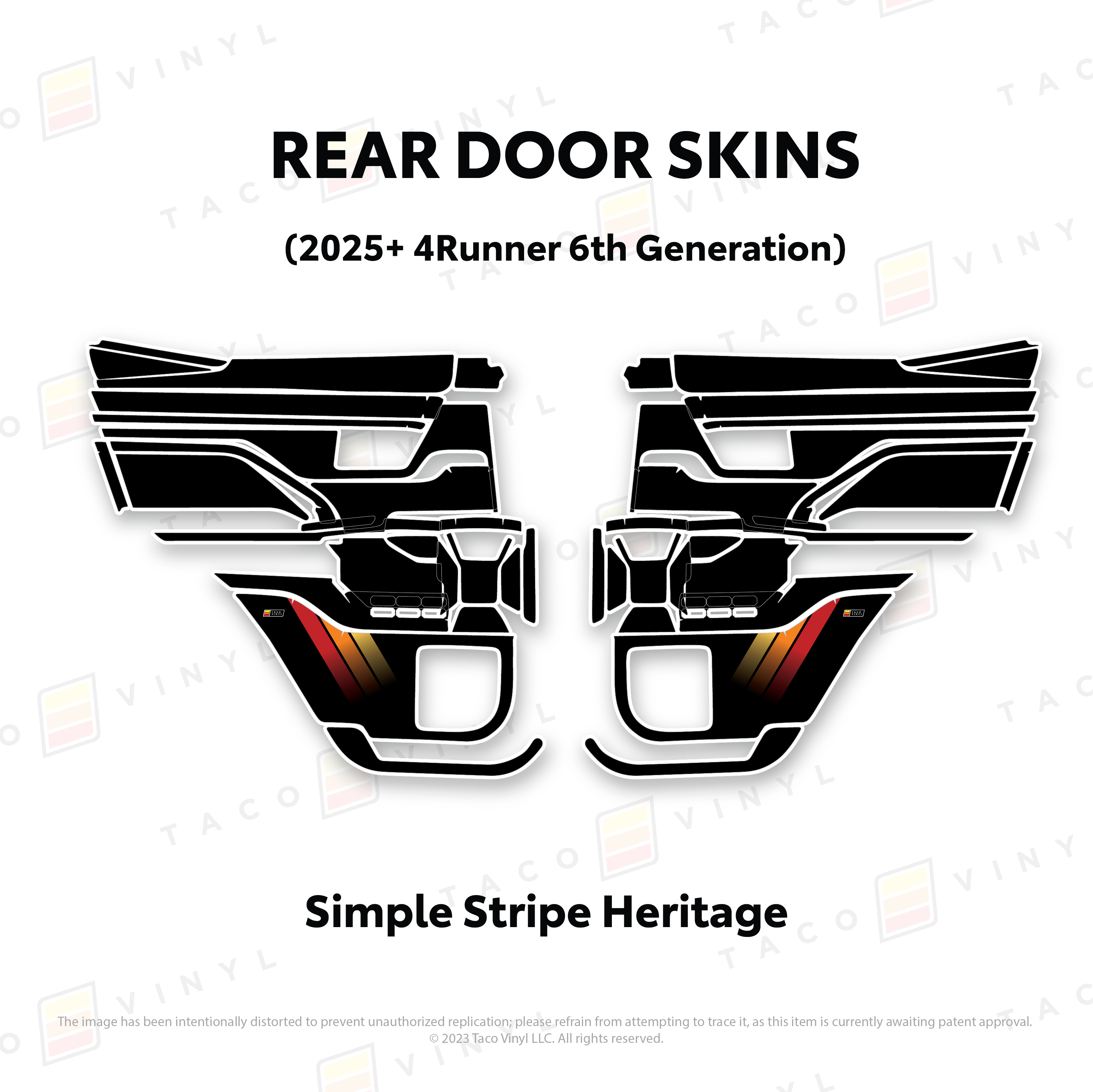 2025+ Door Skins For 4Runner