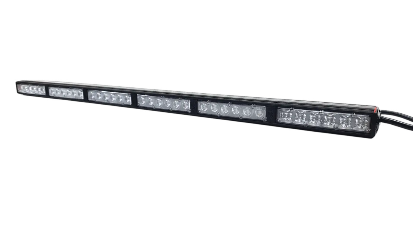 28-inch Race LED Light Bar with multi-function rear-facing design for off-road and racing vehicles. Enhances visibility and safety.
