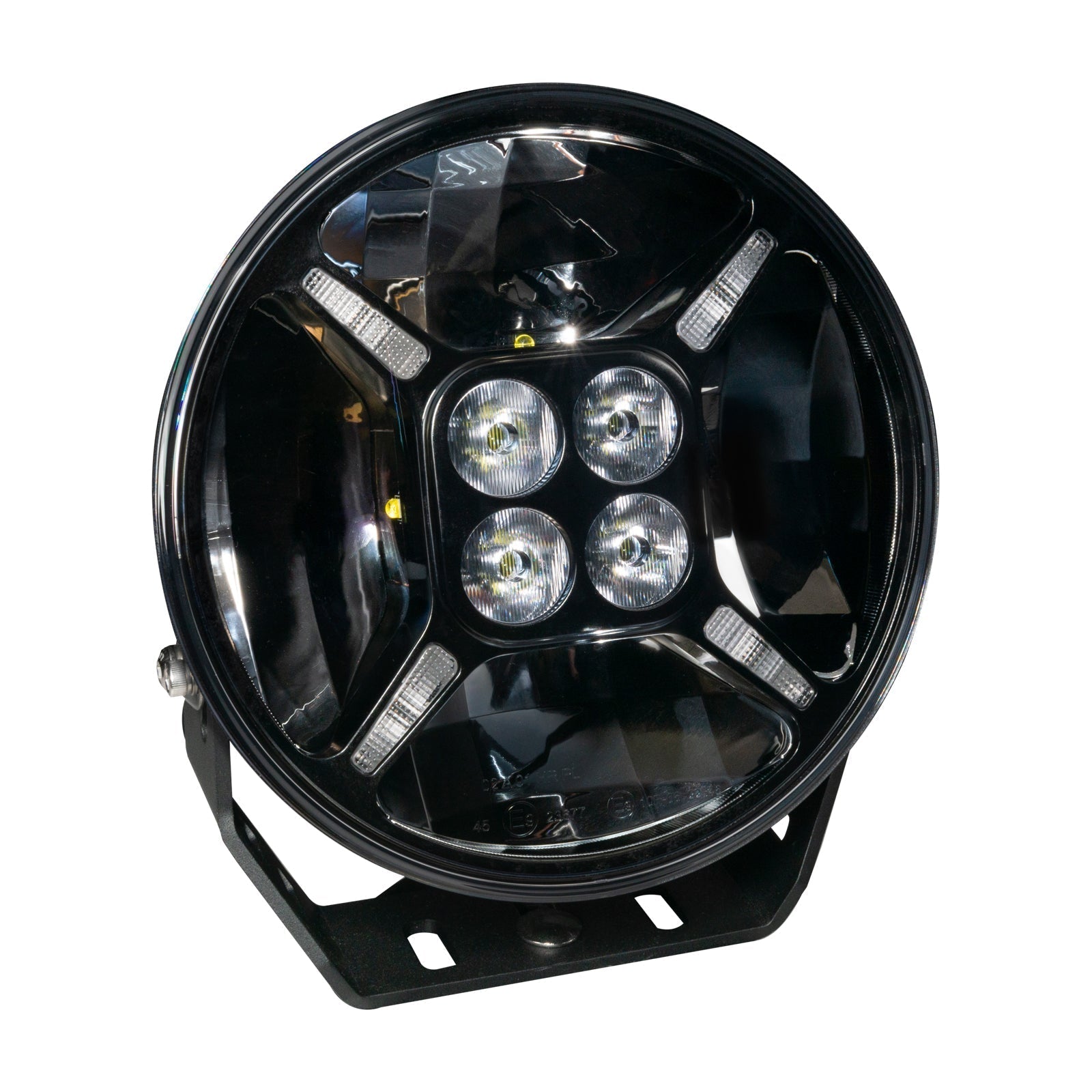 ORACLE Lighting EXO 9" Multifunction 120W LED Spotlight – Round Post Mount