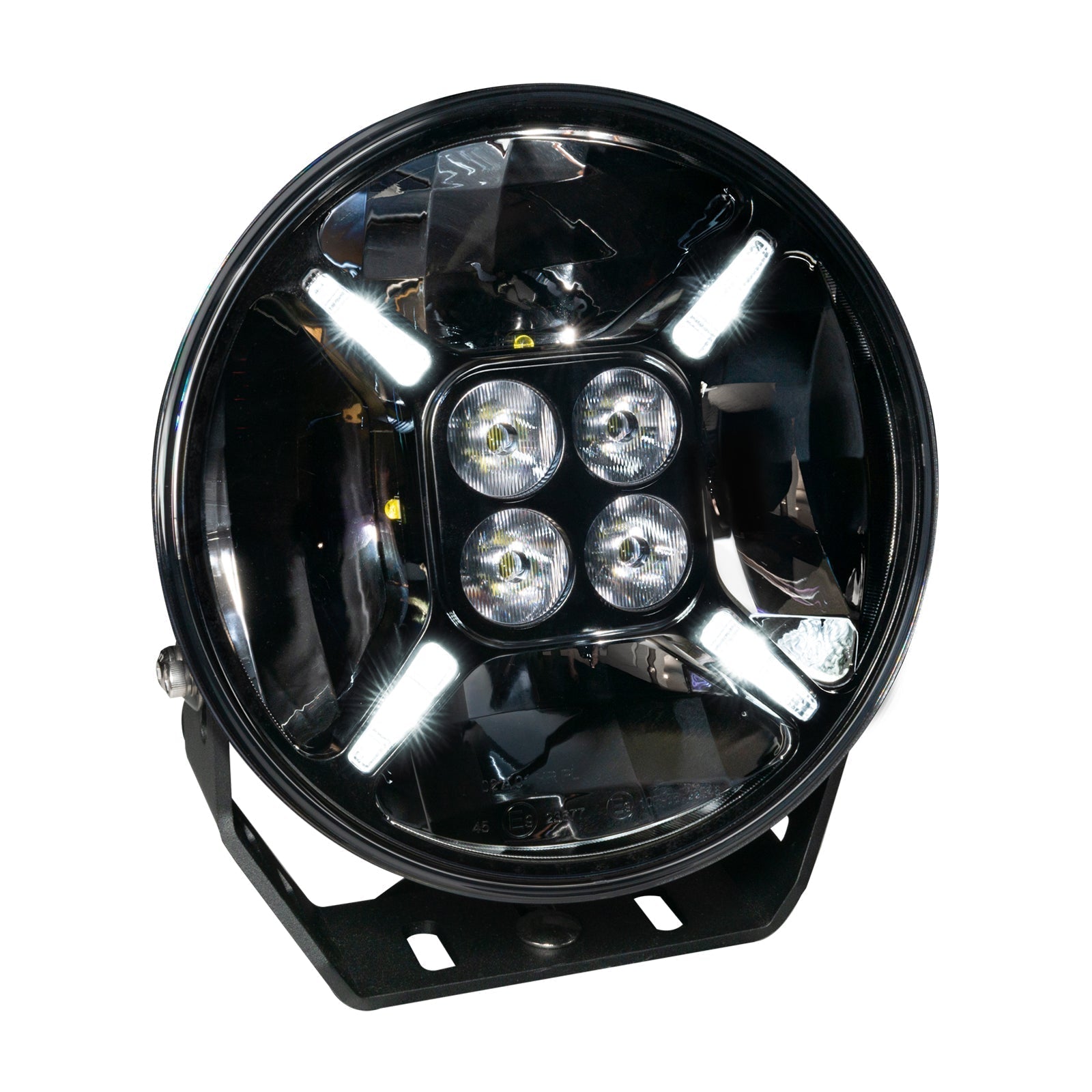 ORACLE Lighting EXO 9" Multifunction 120W LED Spotlight – Round Post Mount
