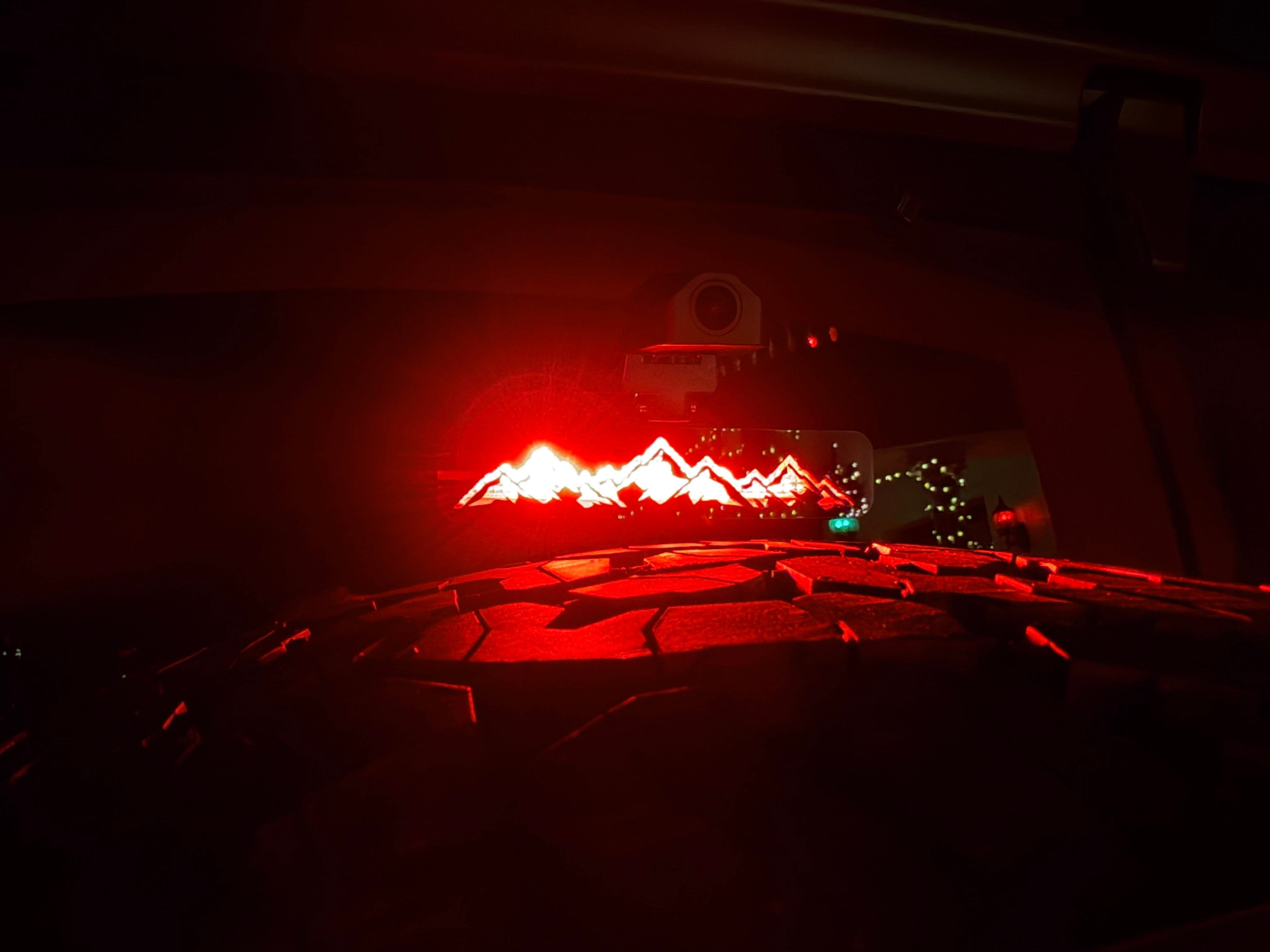 Laser Series Acrylic Third Brake Light Overlay For 2018+ Wrangler JL