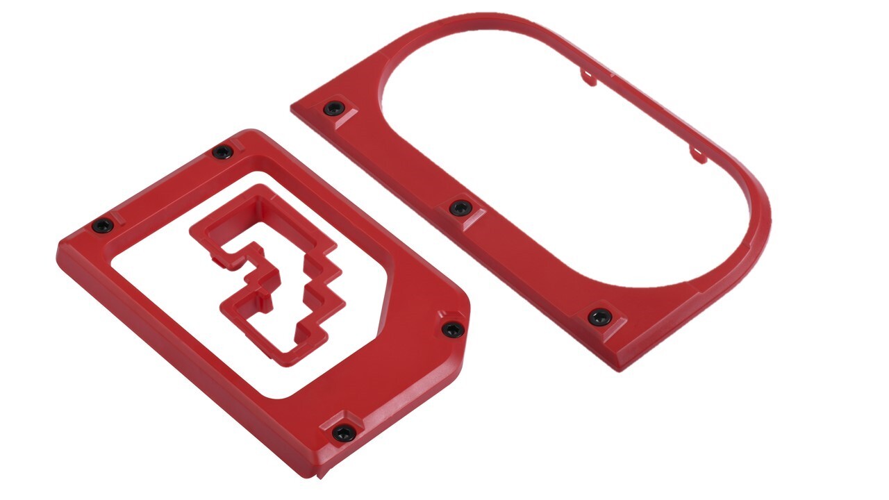 Cup Holder/Shifter/Shift Gate Trim Rings (For 2014-2021 Tundra) - RED