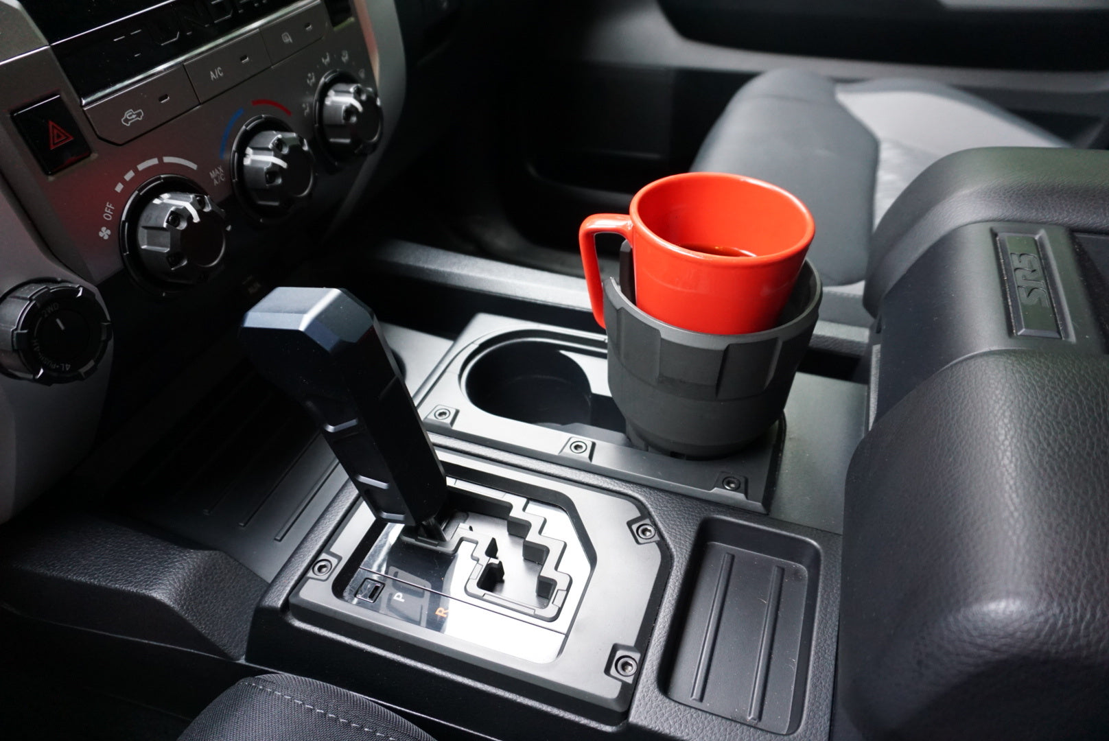 Oversize Cup Holder (For 2014-2021 Tundra) - BLACK
