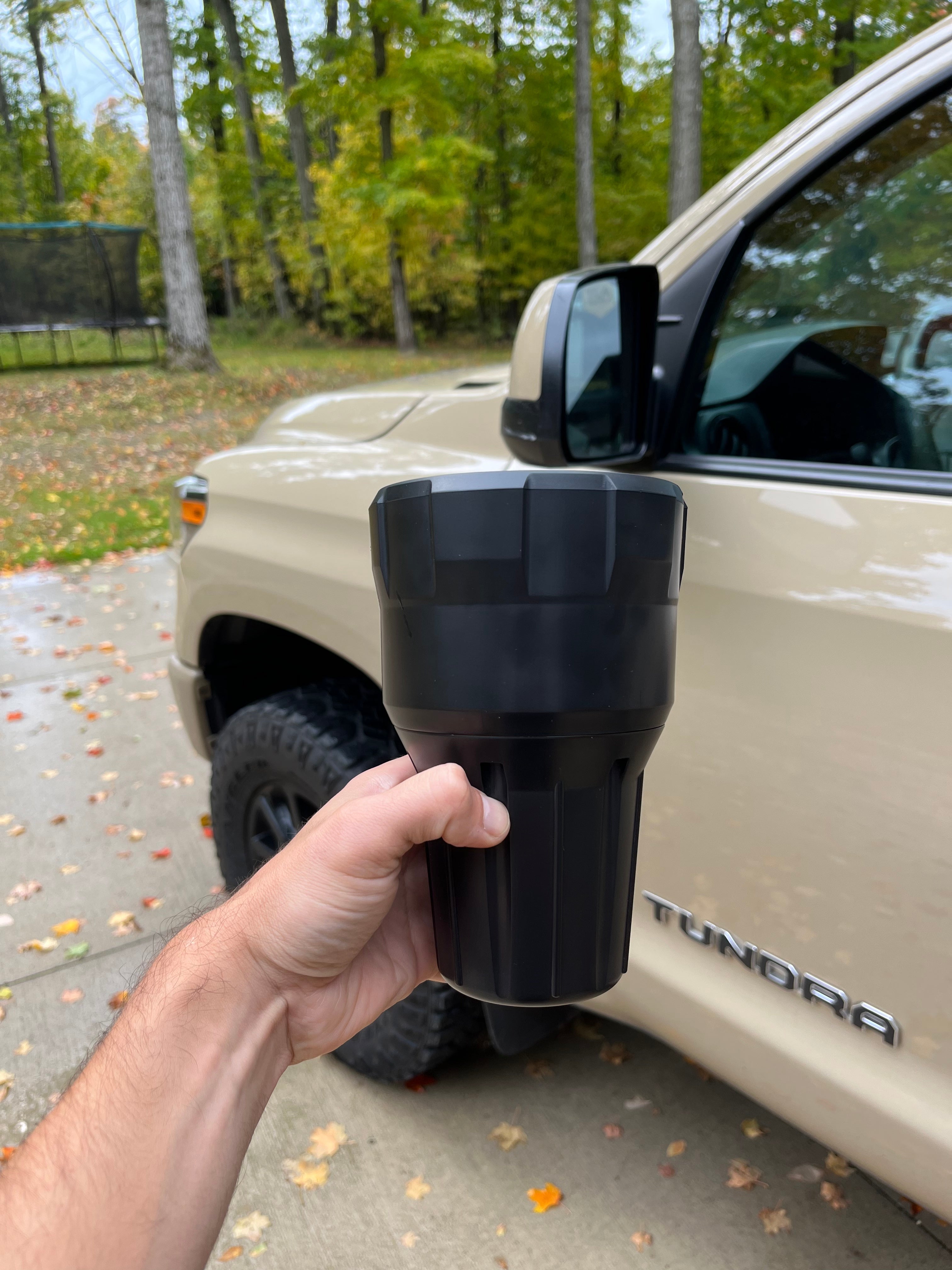 Oversize Cup Holder (For 2014-2021 Tundra) - ARMY GREEN