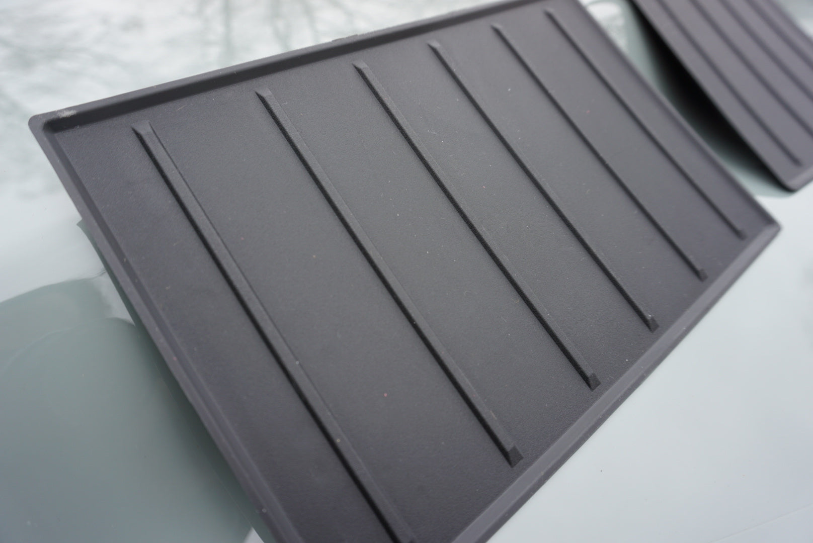 Center Console Tray Liner (For 2022+ Tundra) - 1PC BLACK
