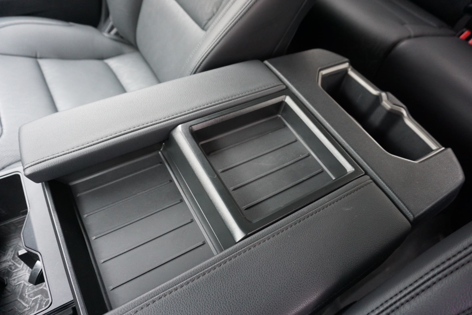 Center Console Tray Liner (For 2022+ Tundra) - 1PC BLACK