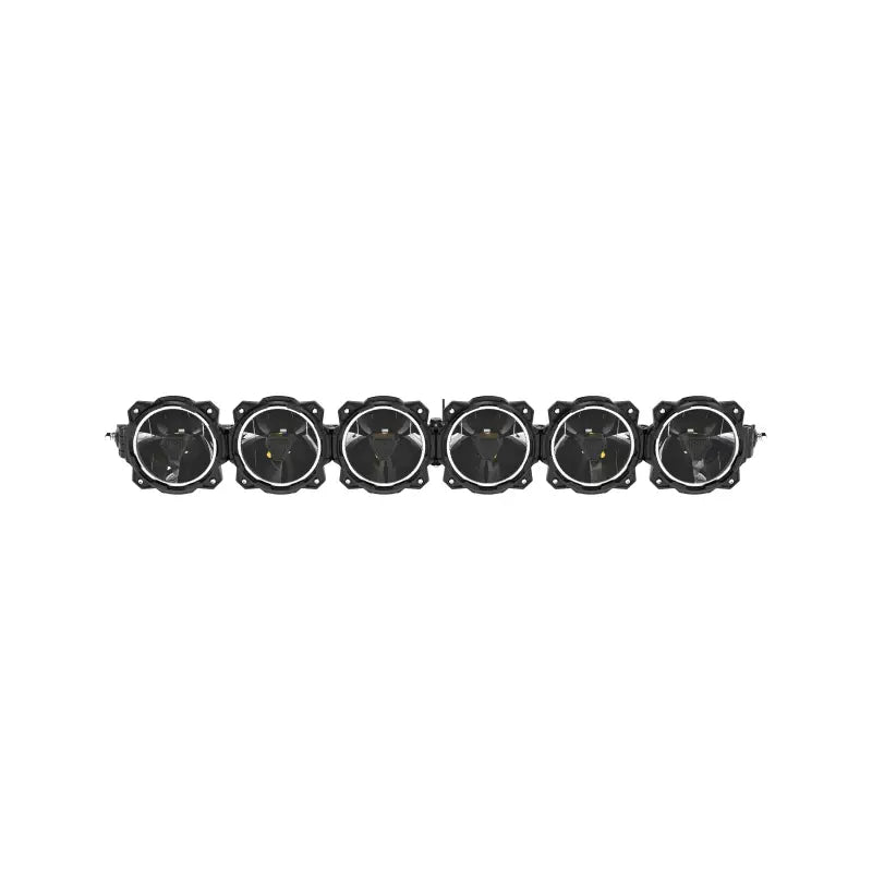 Front view of 39-inch Titan™ LED Light Bar featuring six advanced modular lights for superior off-road visibility.