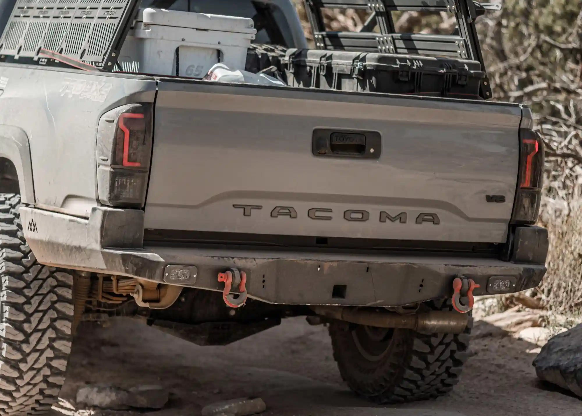 Hi-Lite Overland Rear Bumper For Toyota Tacoma 3rd Gen (2016-2023)