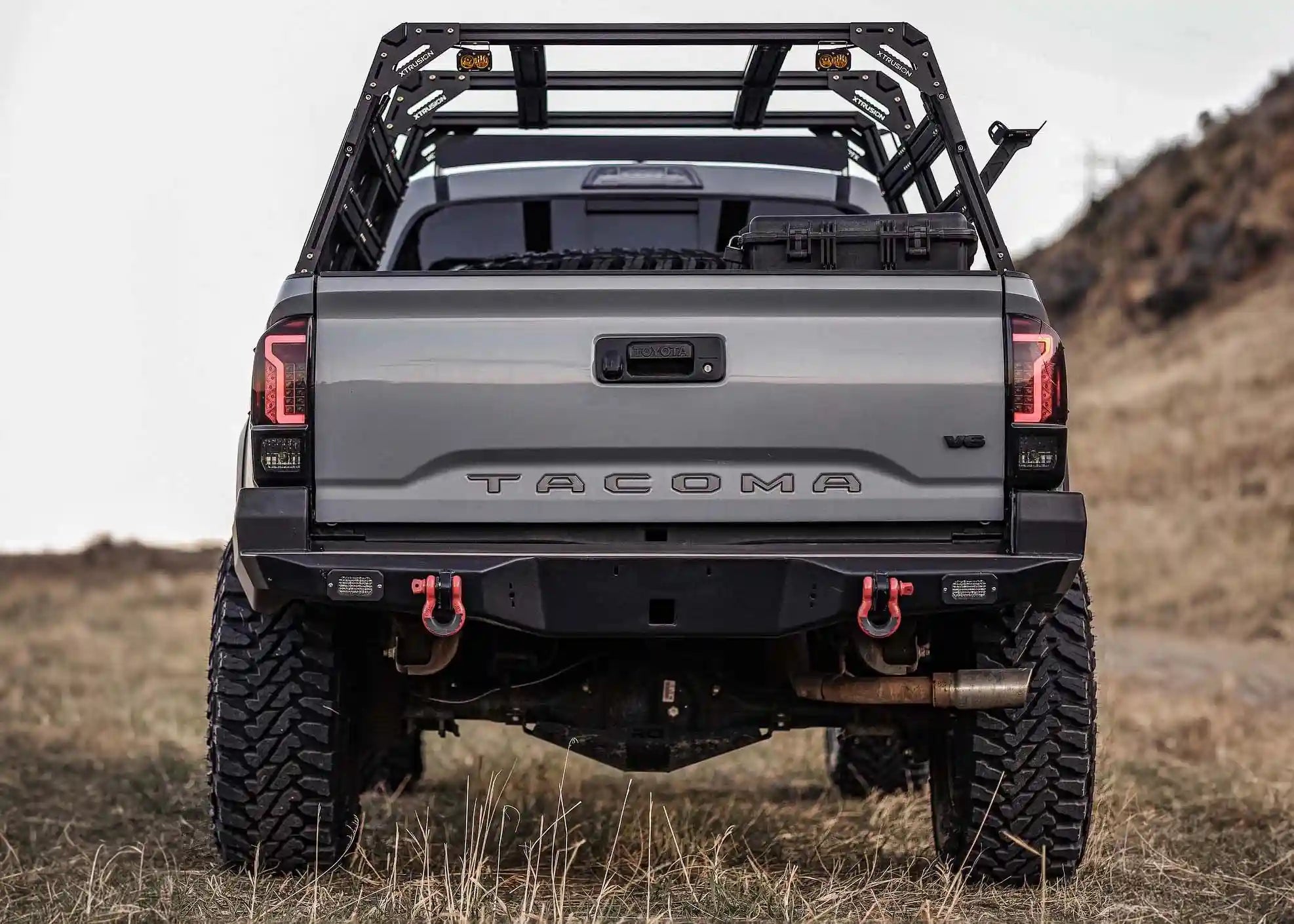 Hi-Lite Overland Rear Bumper For Toyota Tacoma 3rd Gen (2016-2023)