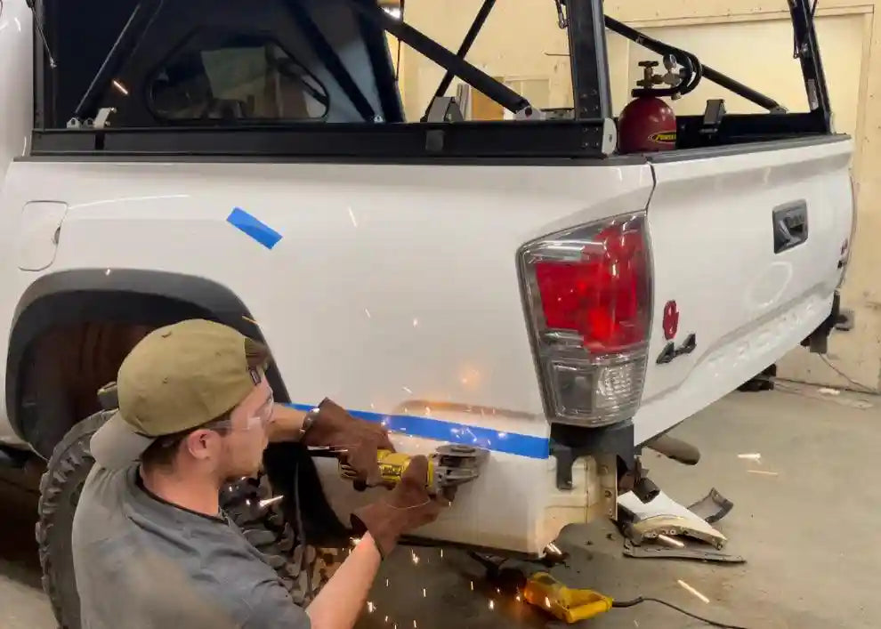 Hi-Lite Overland Rear Bumper For Toyota Tacoma 3rd Gen (2016-2023)