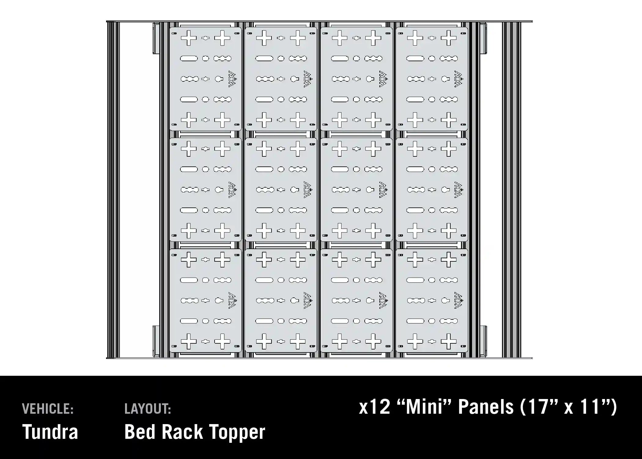 Bed Rack - DRIFTR Topper Add-on For Toyota Tundra