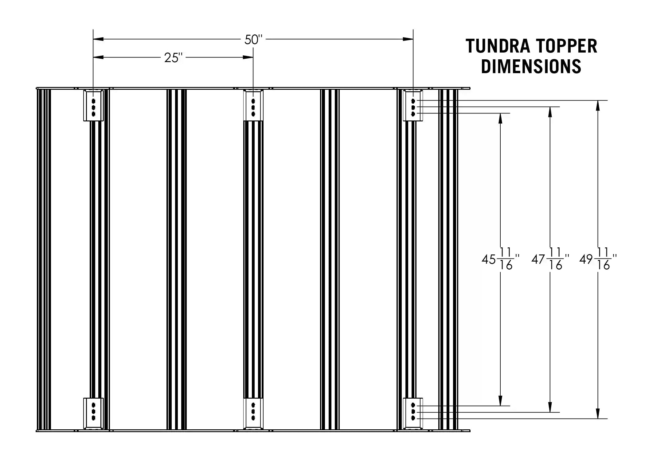 Bed Rack - DRIFTR Topper Add-on For Toyota Tundra