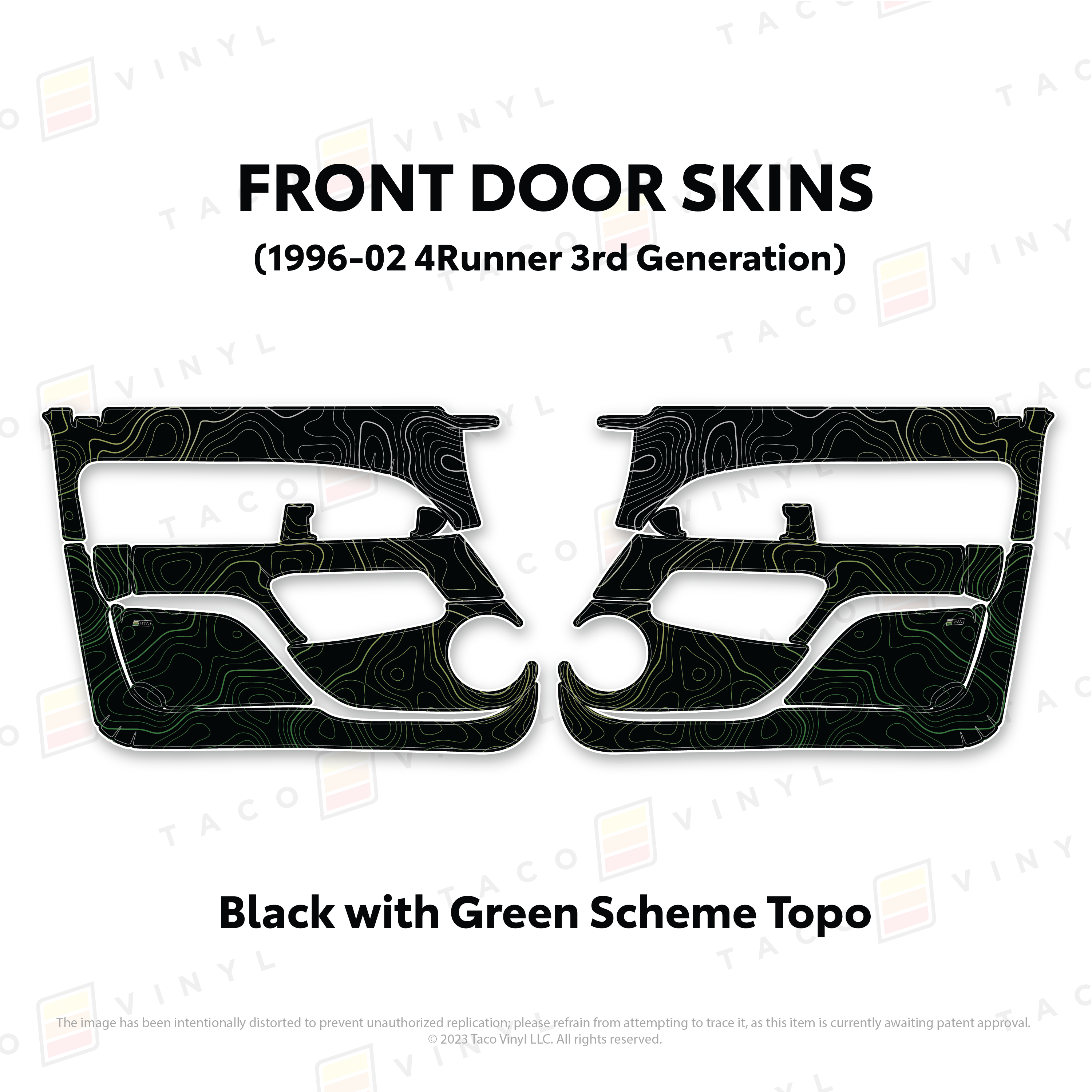 1996-2002 Door Skins For 4Runner