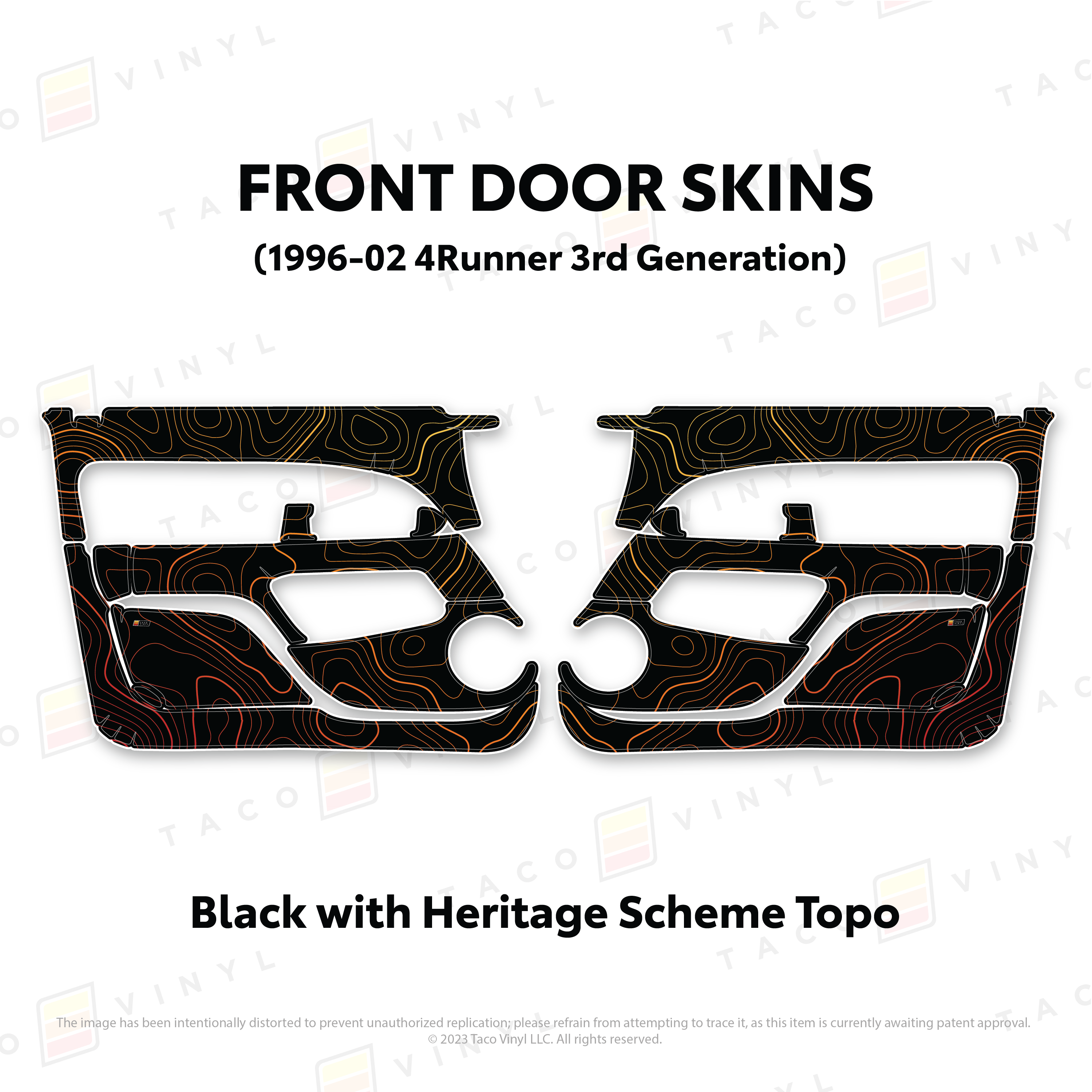 1996-2002 Door Skins For 4Runner