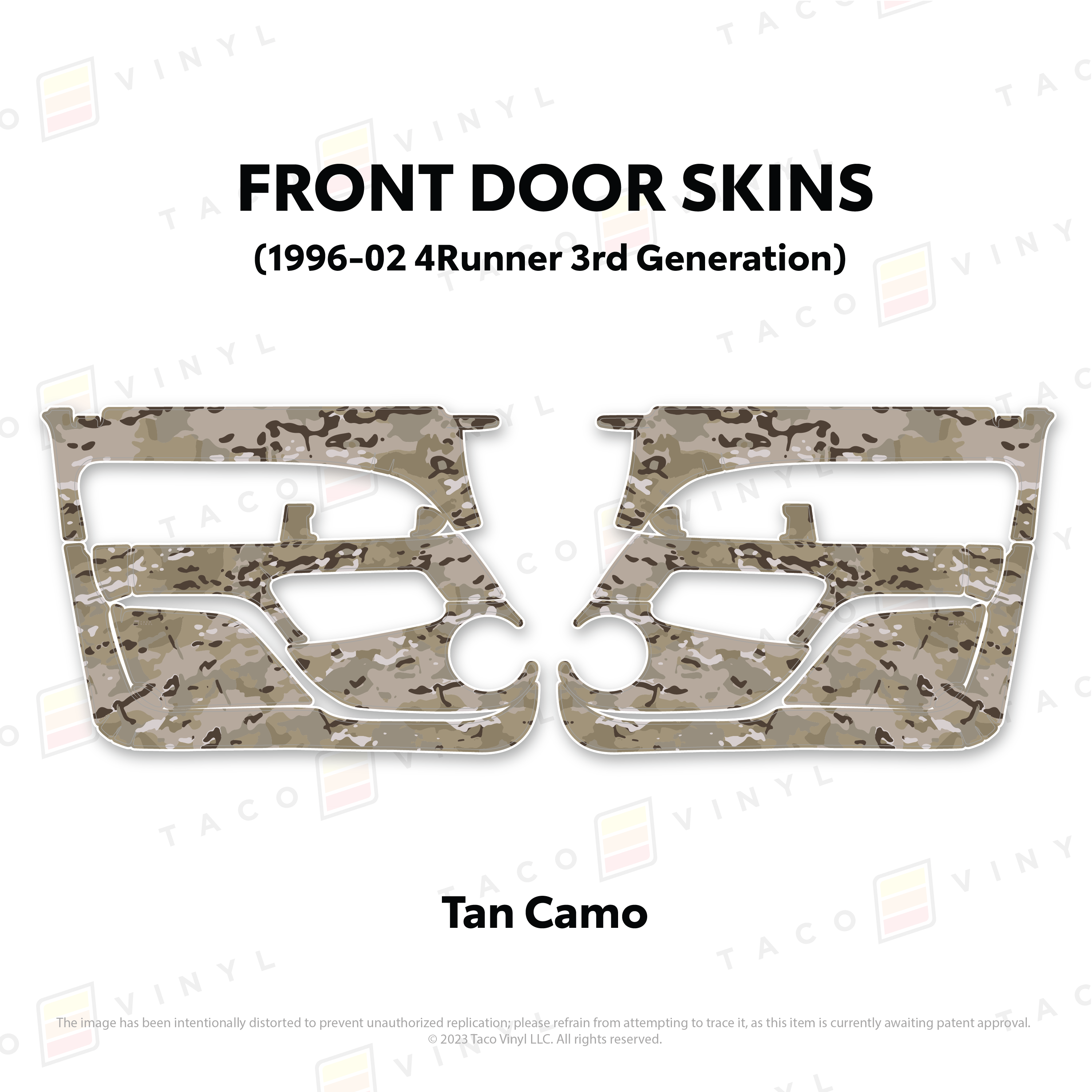 1996-2002 Door Skins For 4Runner