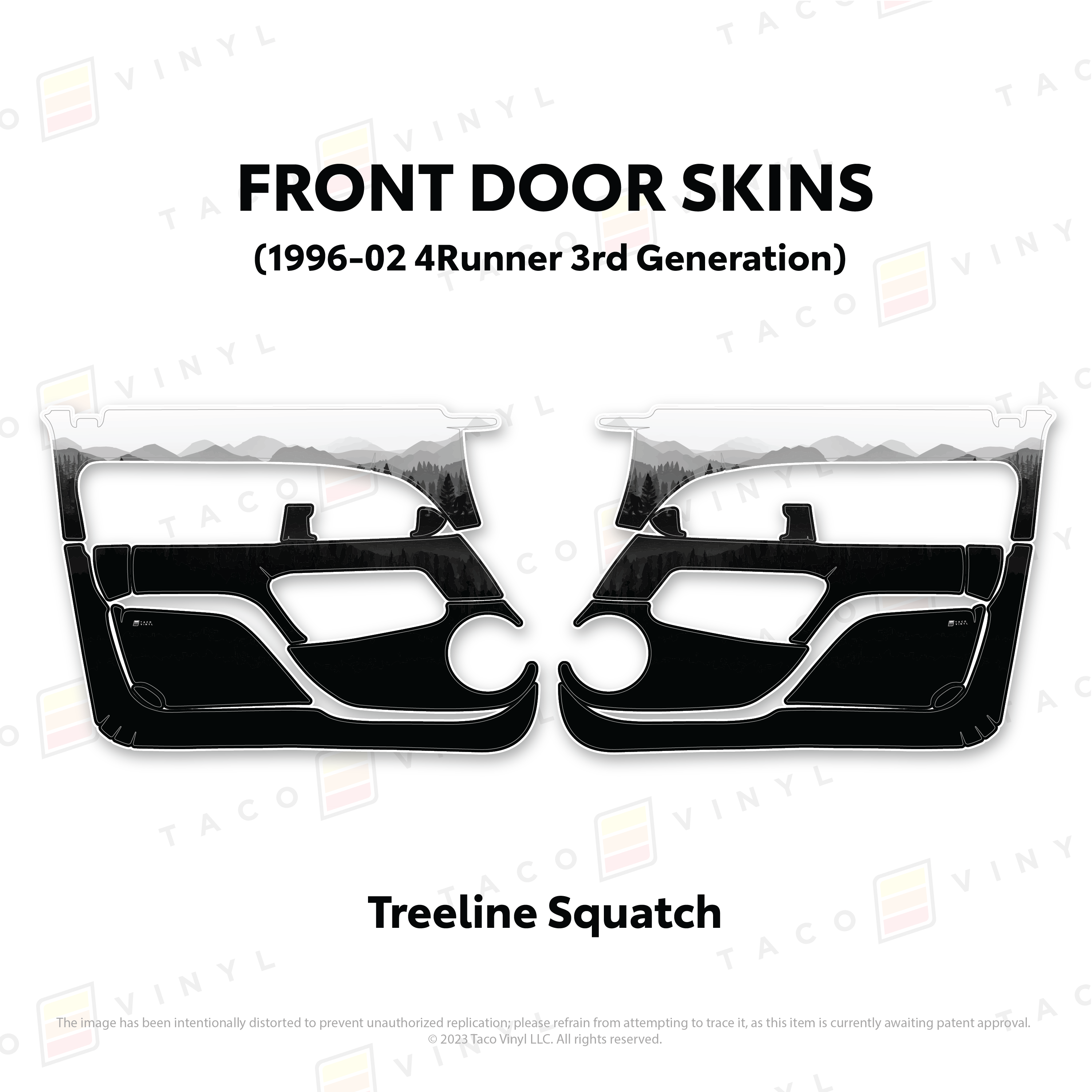 1996-2002 Door Skins For 4Runner