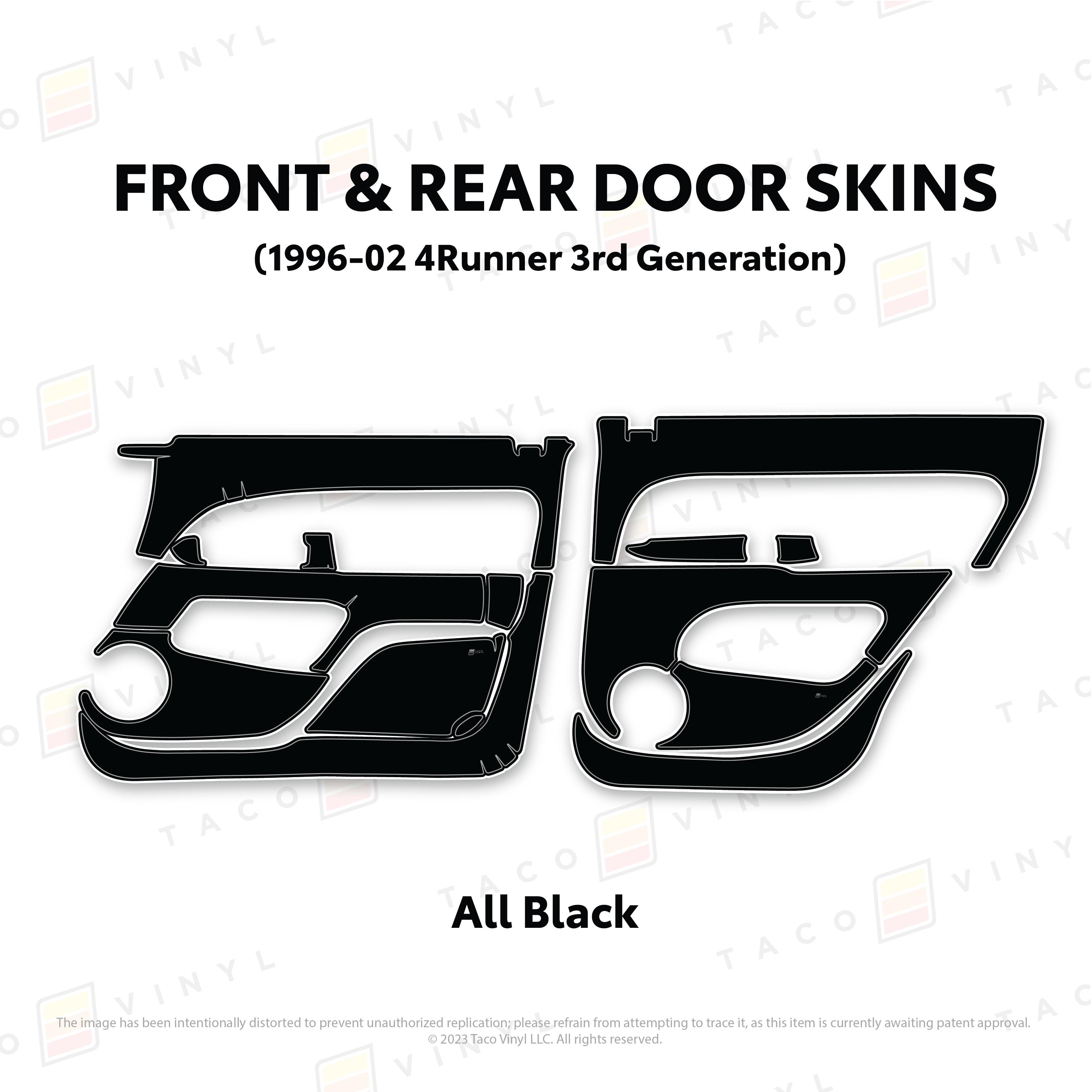 1996-2002 Door Skins For 4Runner