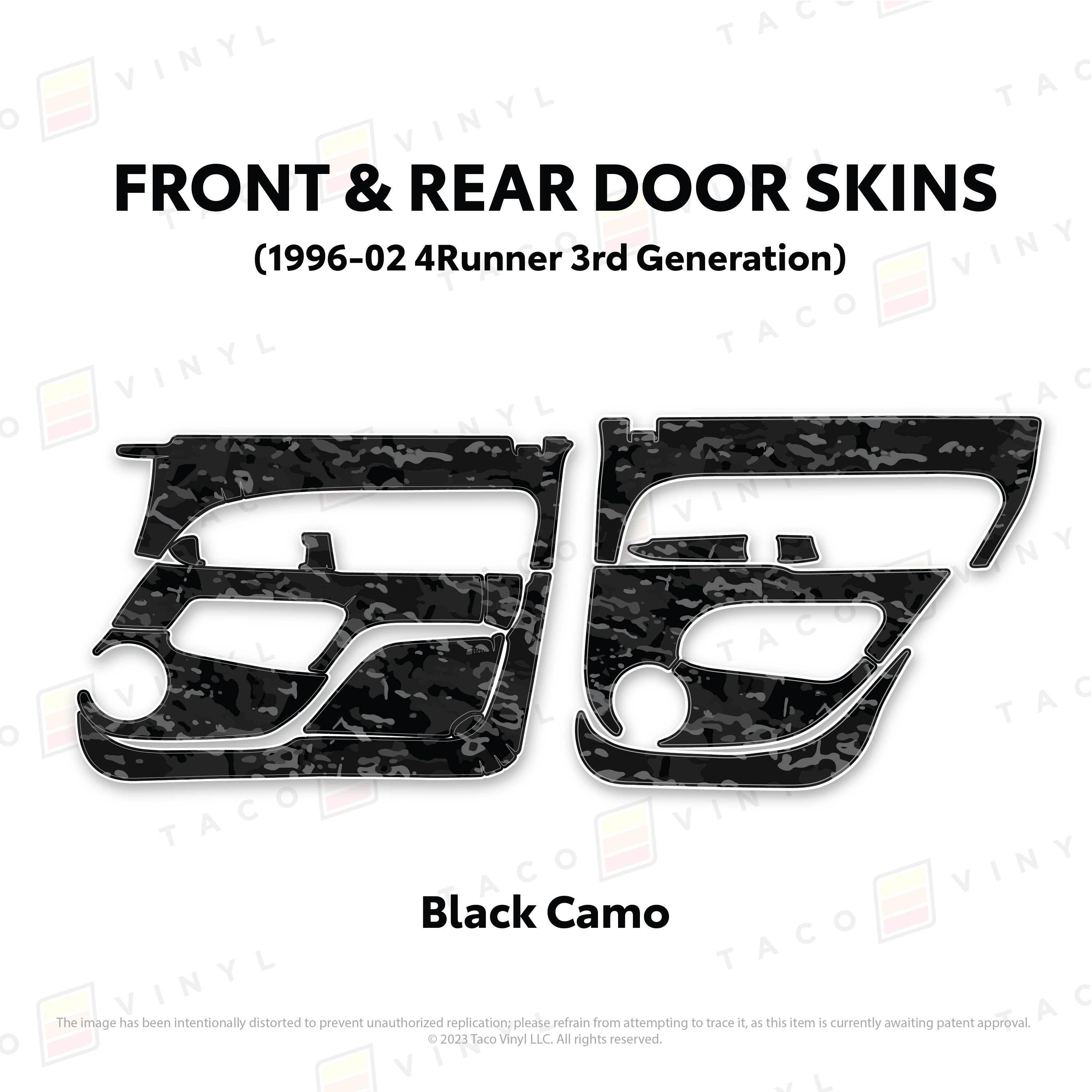 1996-2002 Door Skins For 4Runner