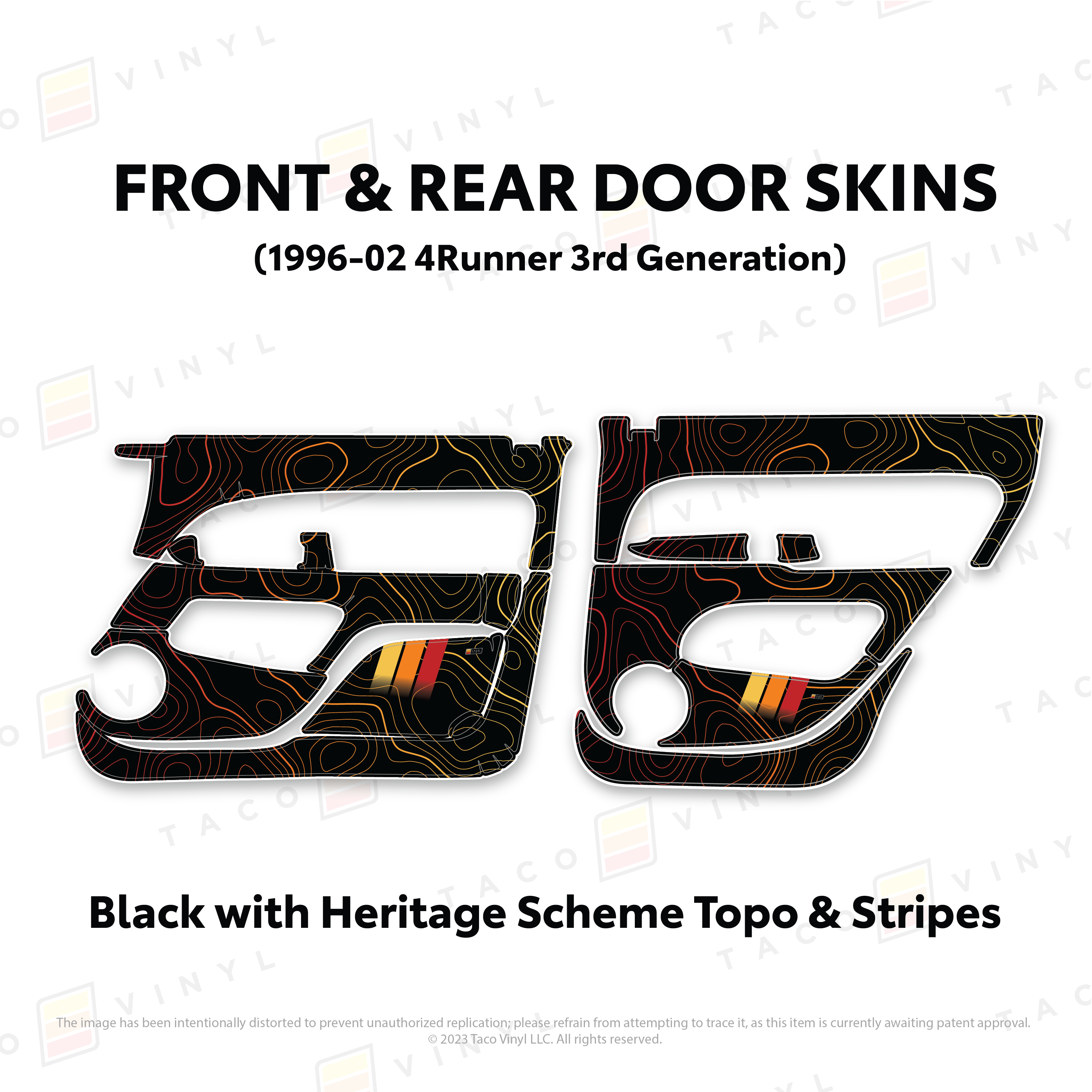 1996-2002 Door Skins For 4Runner