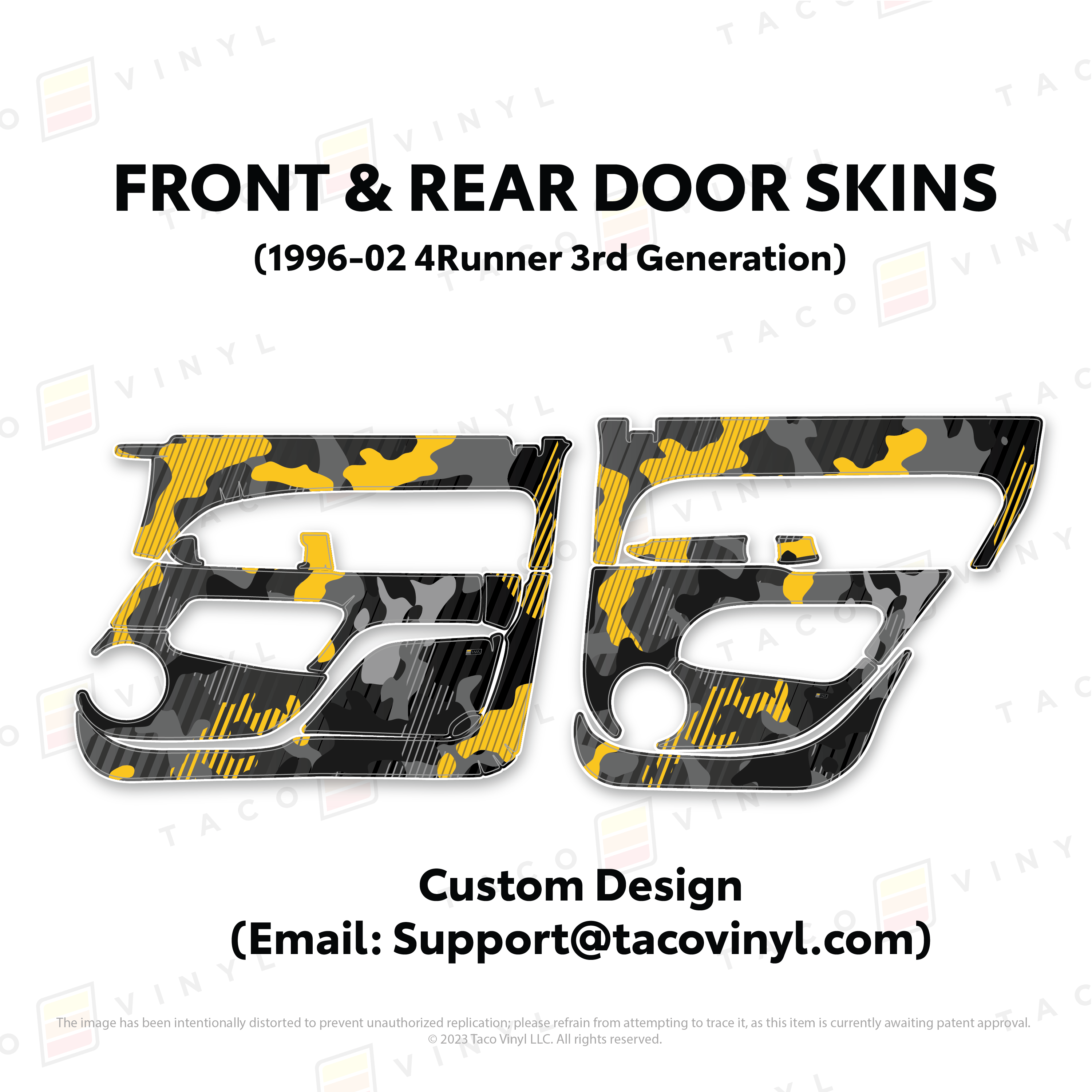 1996-2002 Door Skins For 4Runner