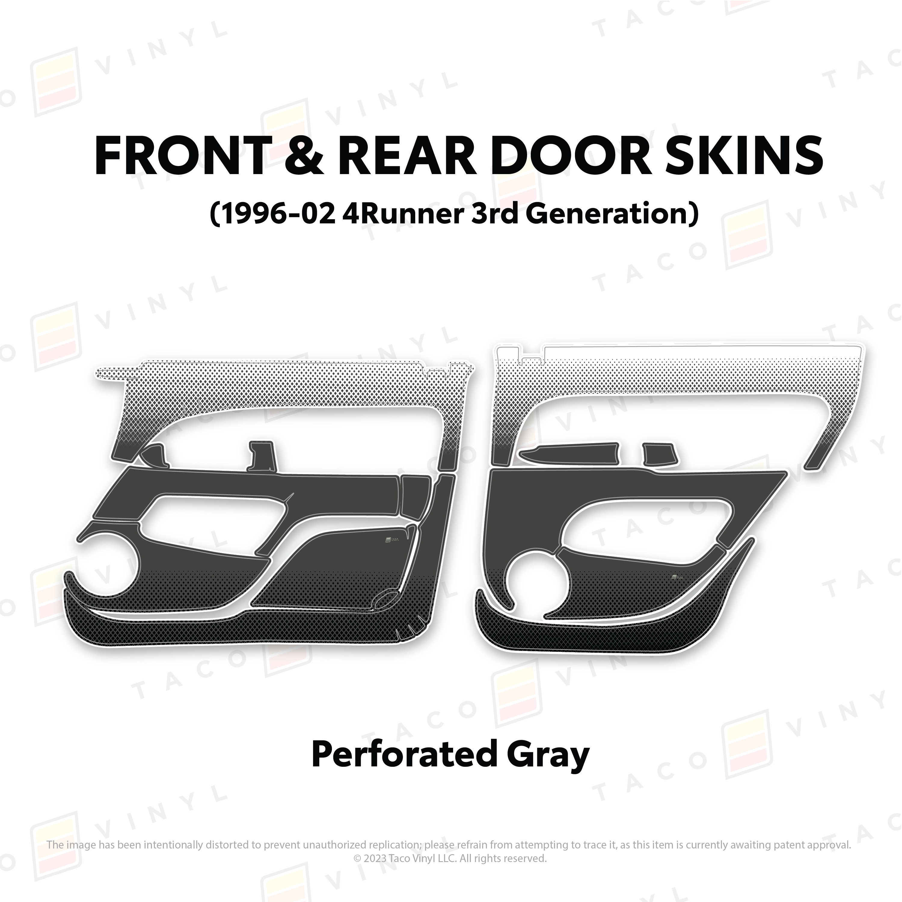 1996-2002 Door Skins For 4Runner