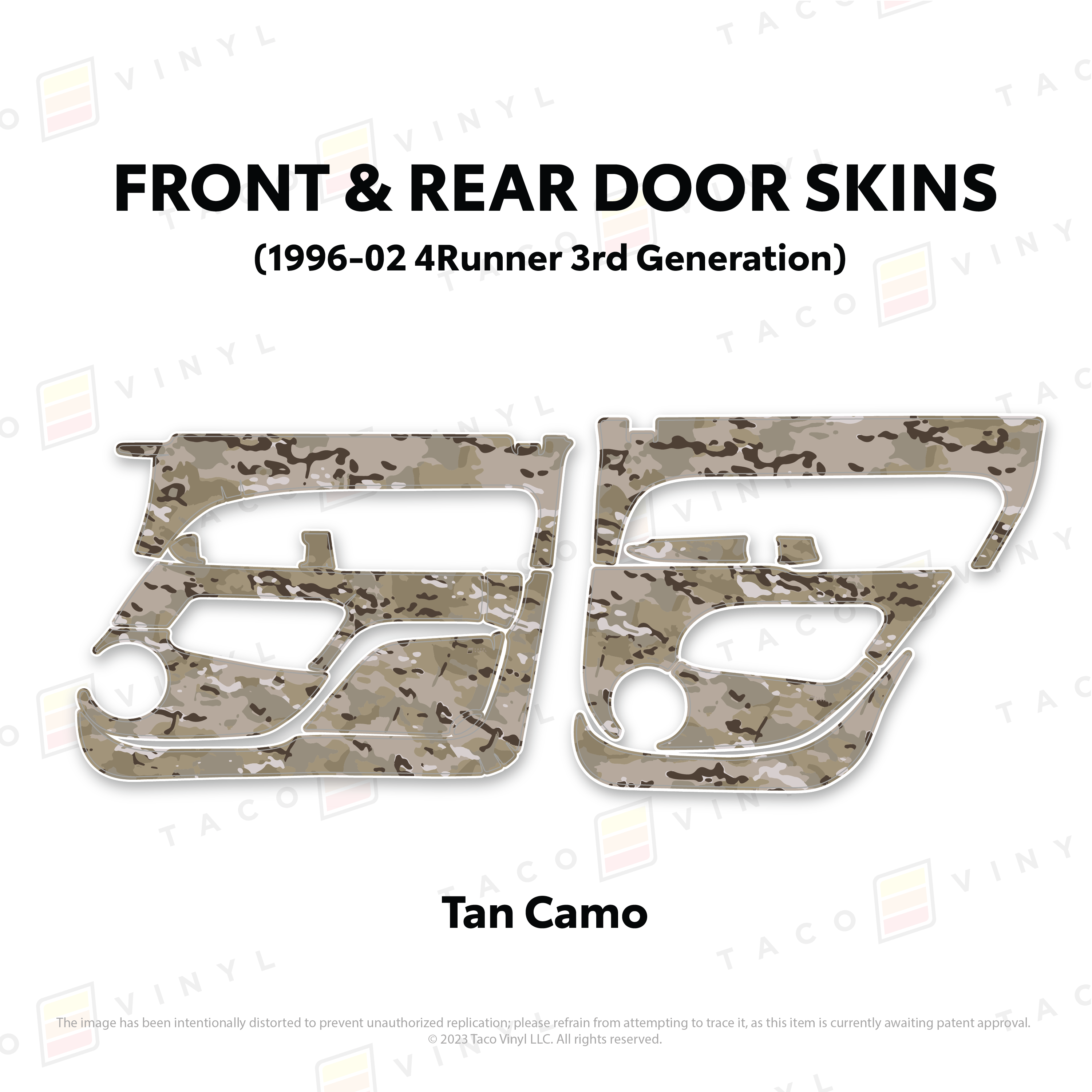 1996-2002 Door Skins For 4Runner