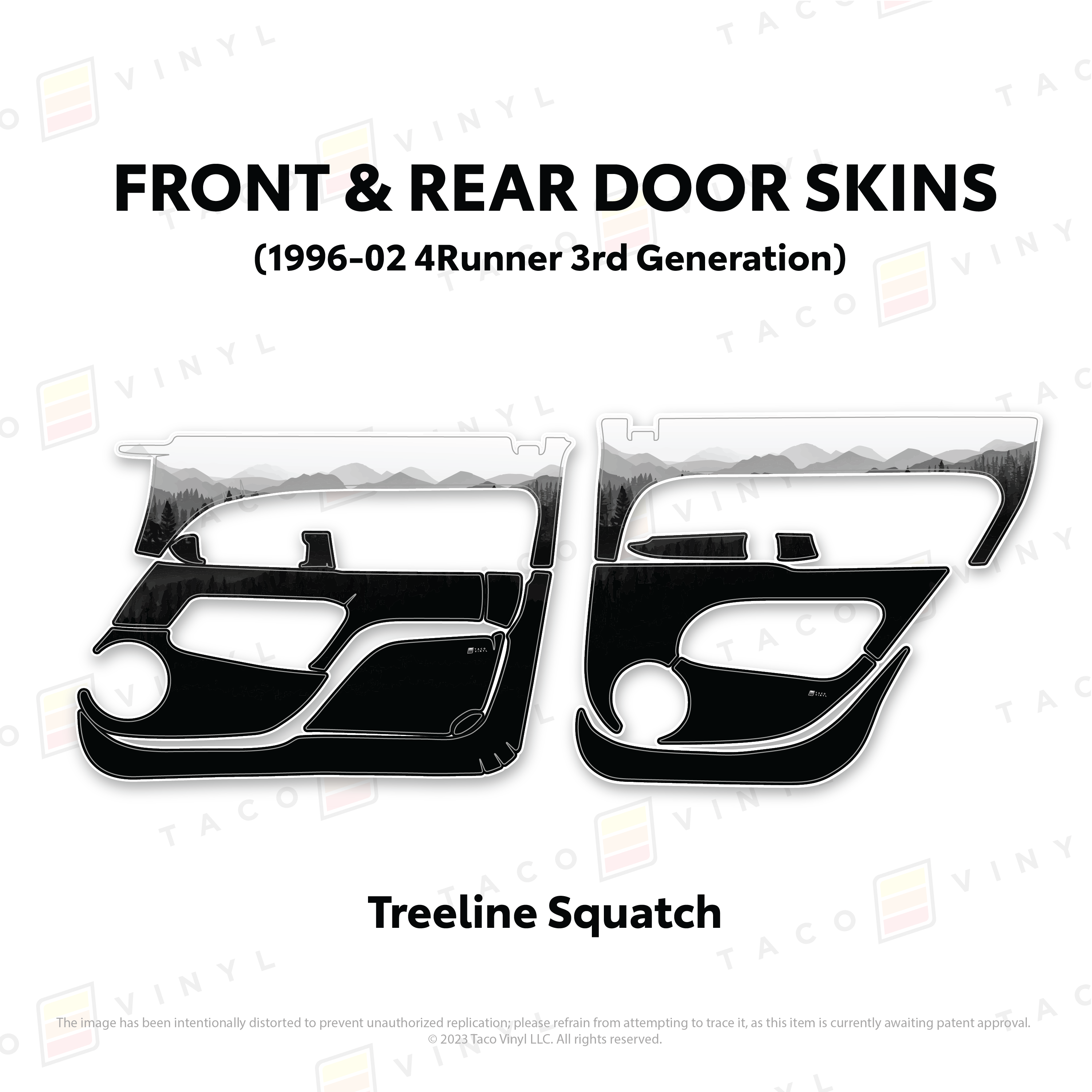 1996-2002 Door Skins For 4Runner