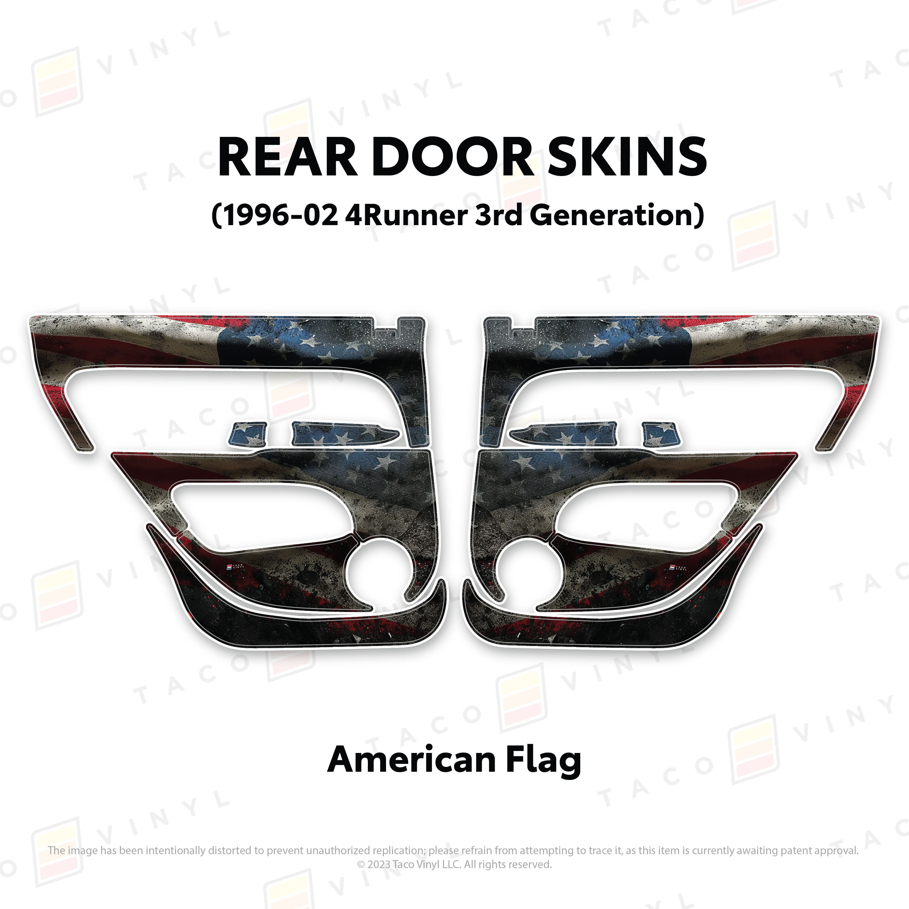 1996-2002 Door Skins For 4Runner
