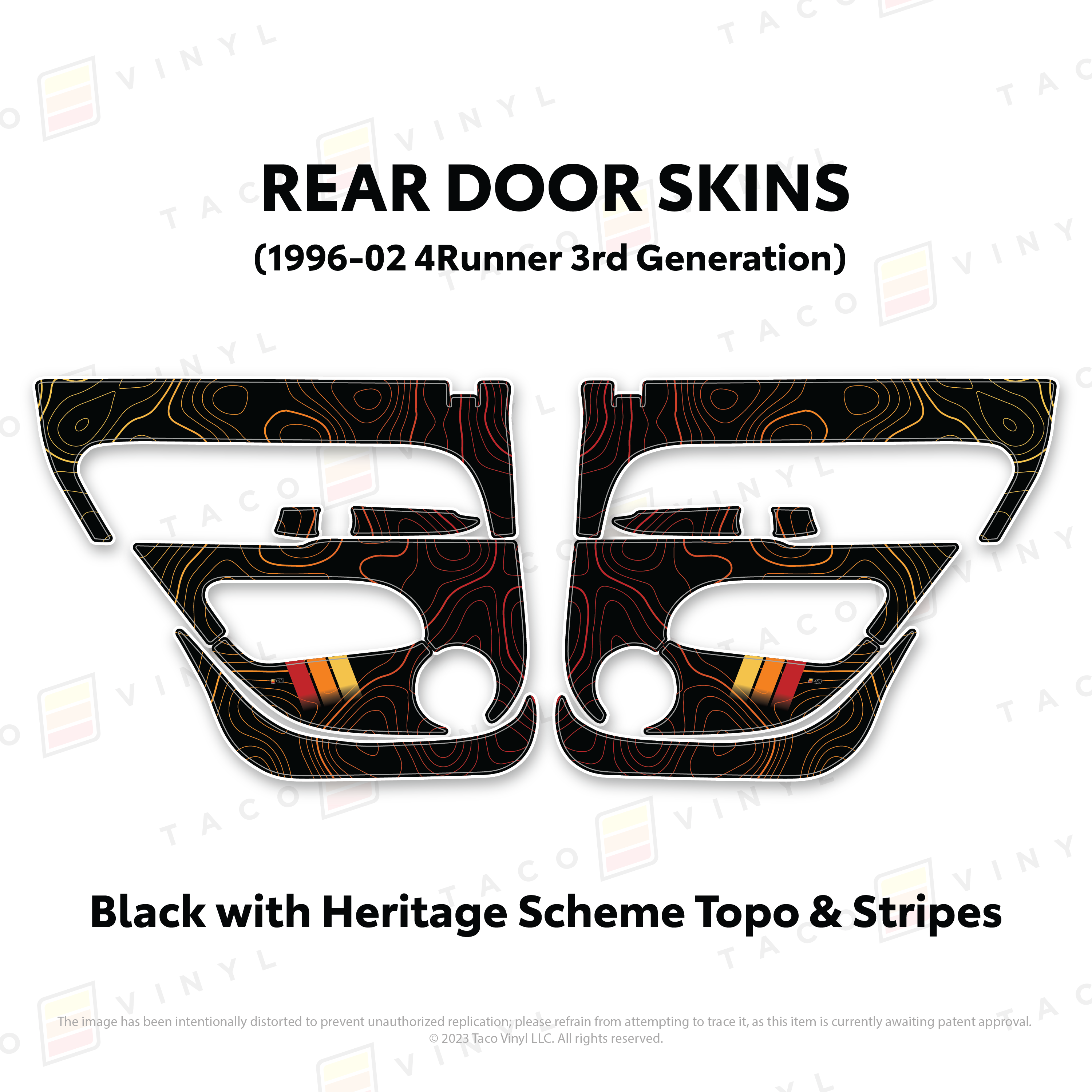 1996-2002 Door Skins For 4Runner