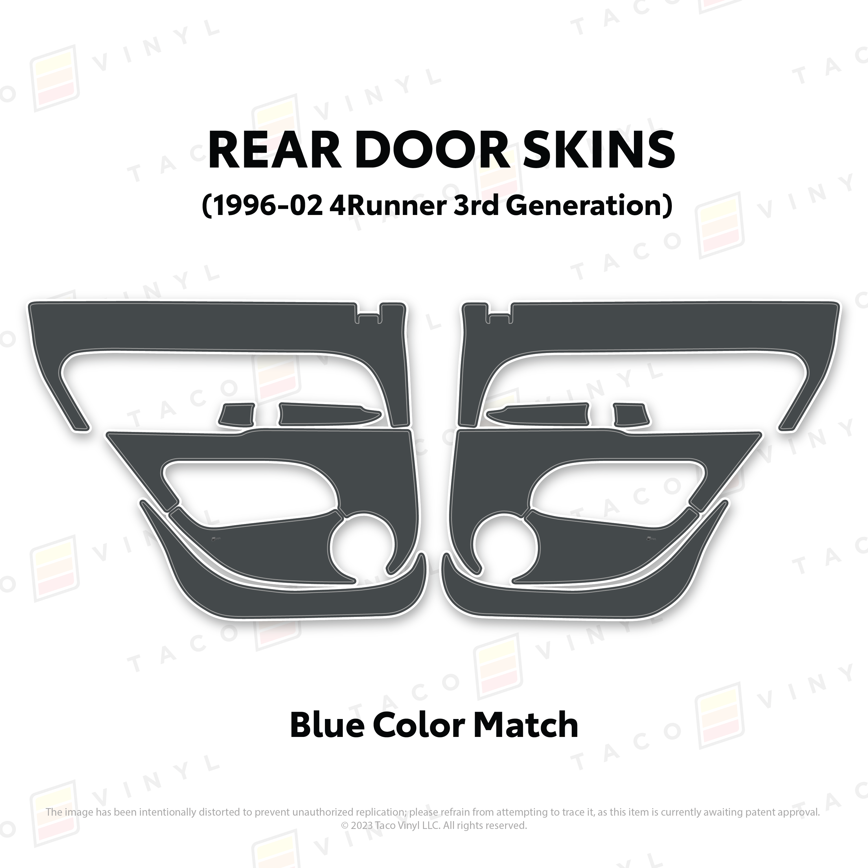 1996-2002 Door Skins For 4Runner