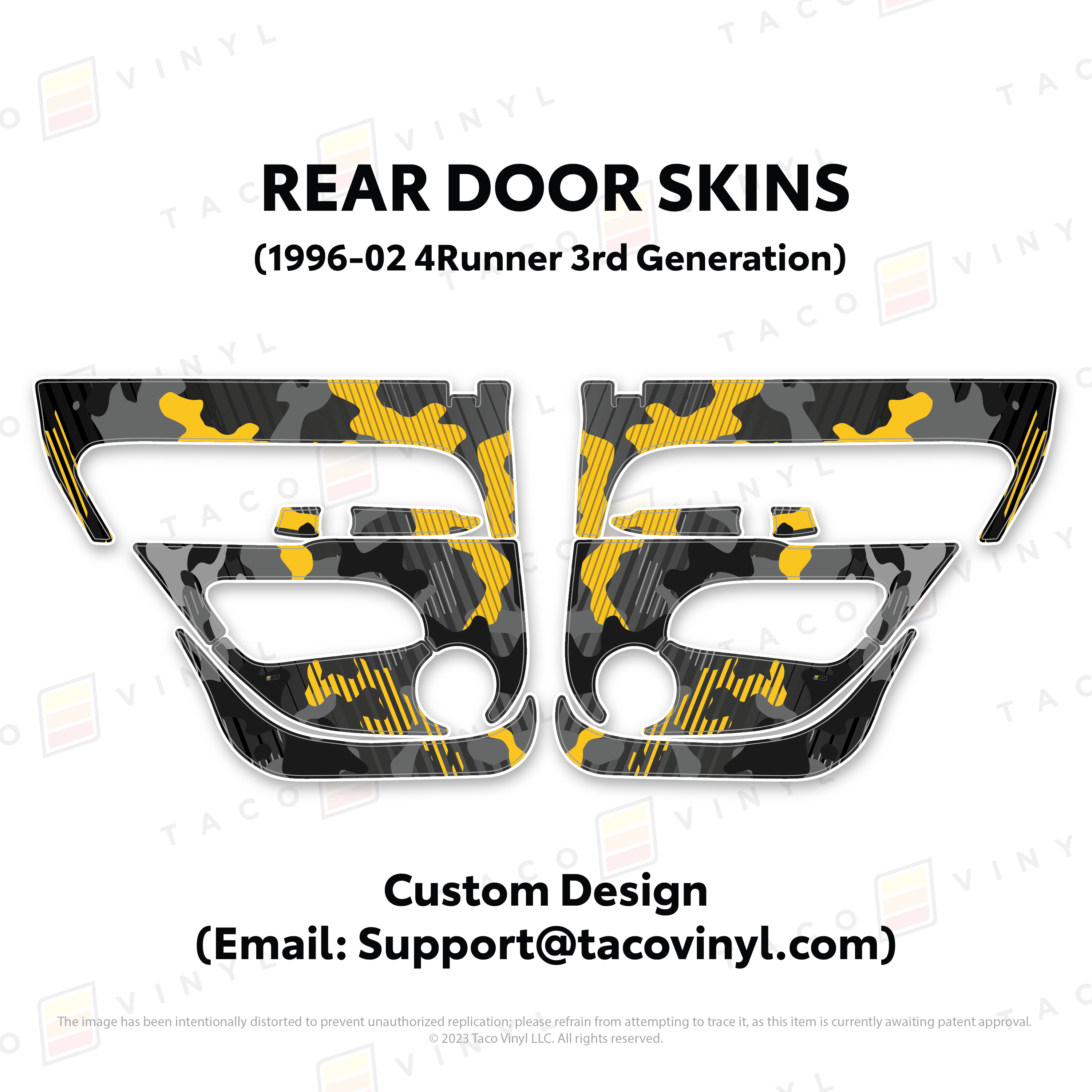 1996-2002 Door Skins For 4Runner