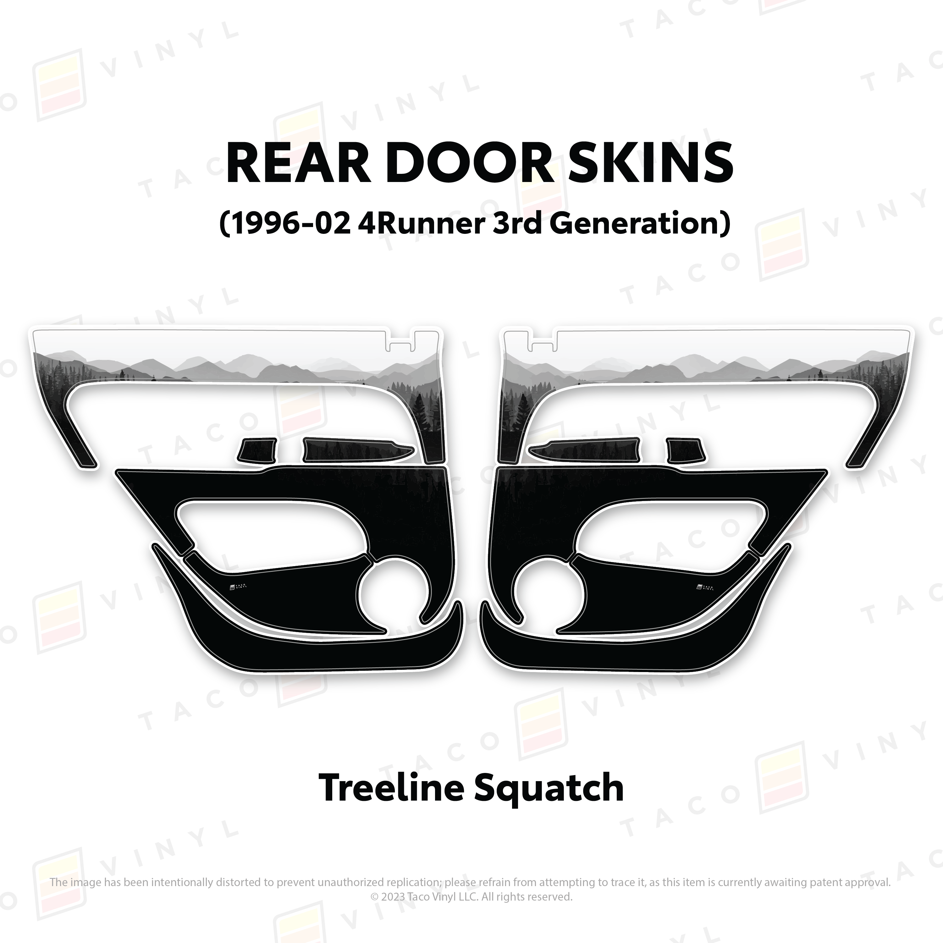 1996-2002 Door Skins For 4Runner