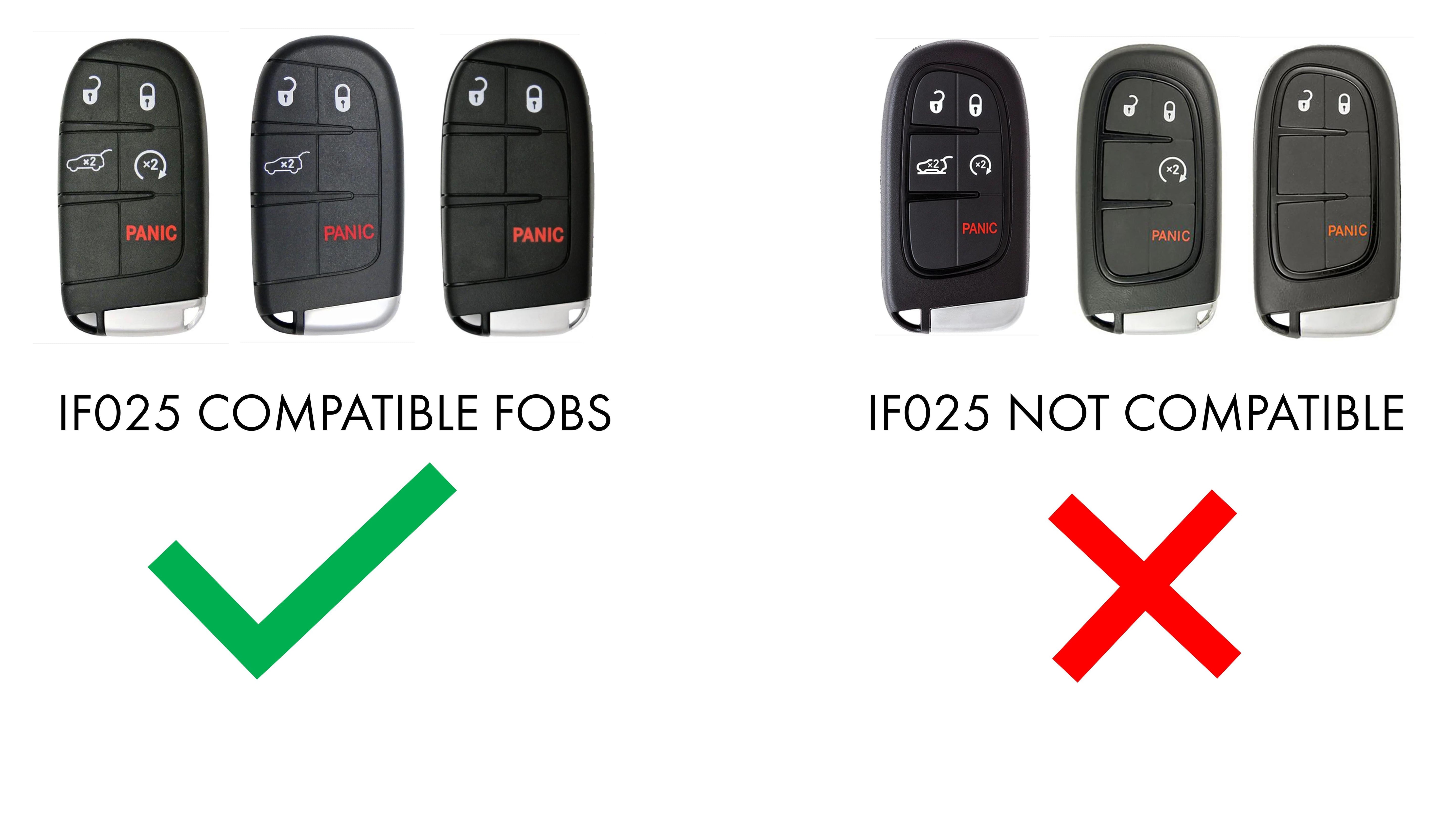 Injection Fob IF025 (For Jeep Smart) - RED