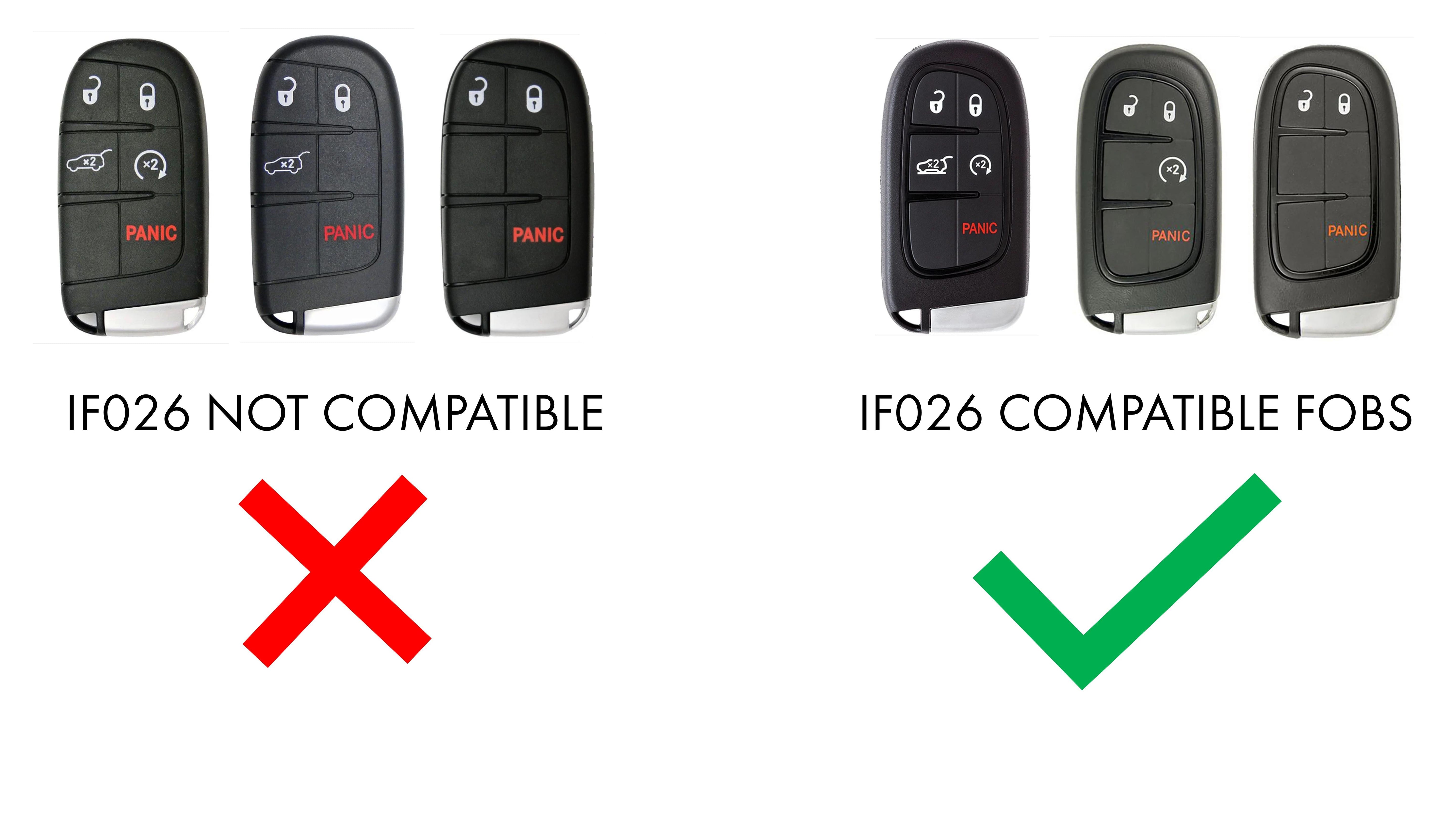 Injection Fob IF026 (For Jeep Smart) - BLUE