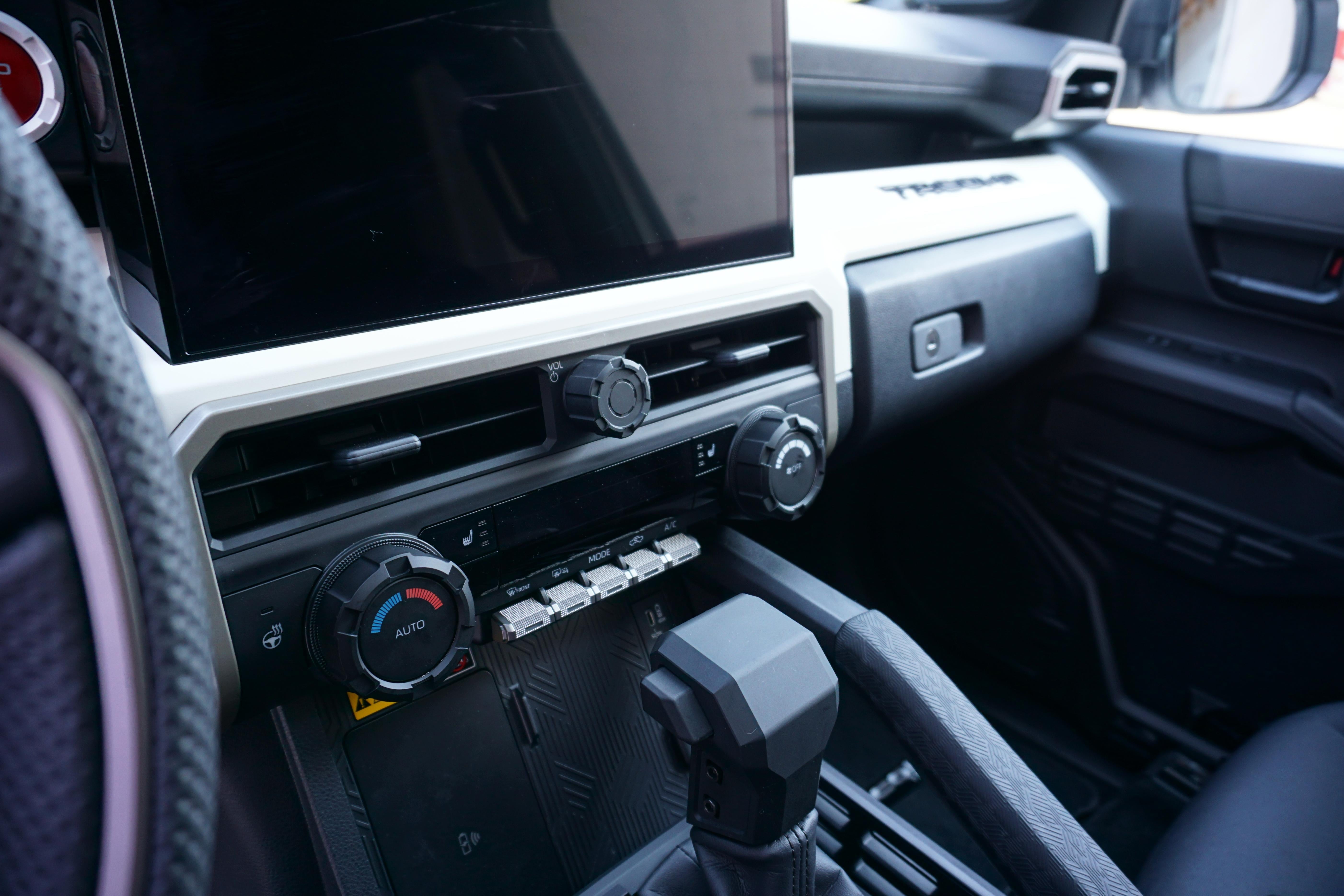 V2 Radio Knob + Drive Mode Knob + Climate Knobs (For 2024+ Tacoma / 2025+ 4Runner) - BLACK