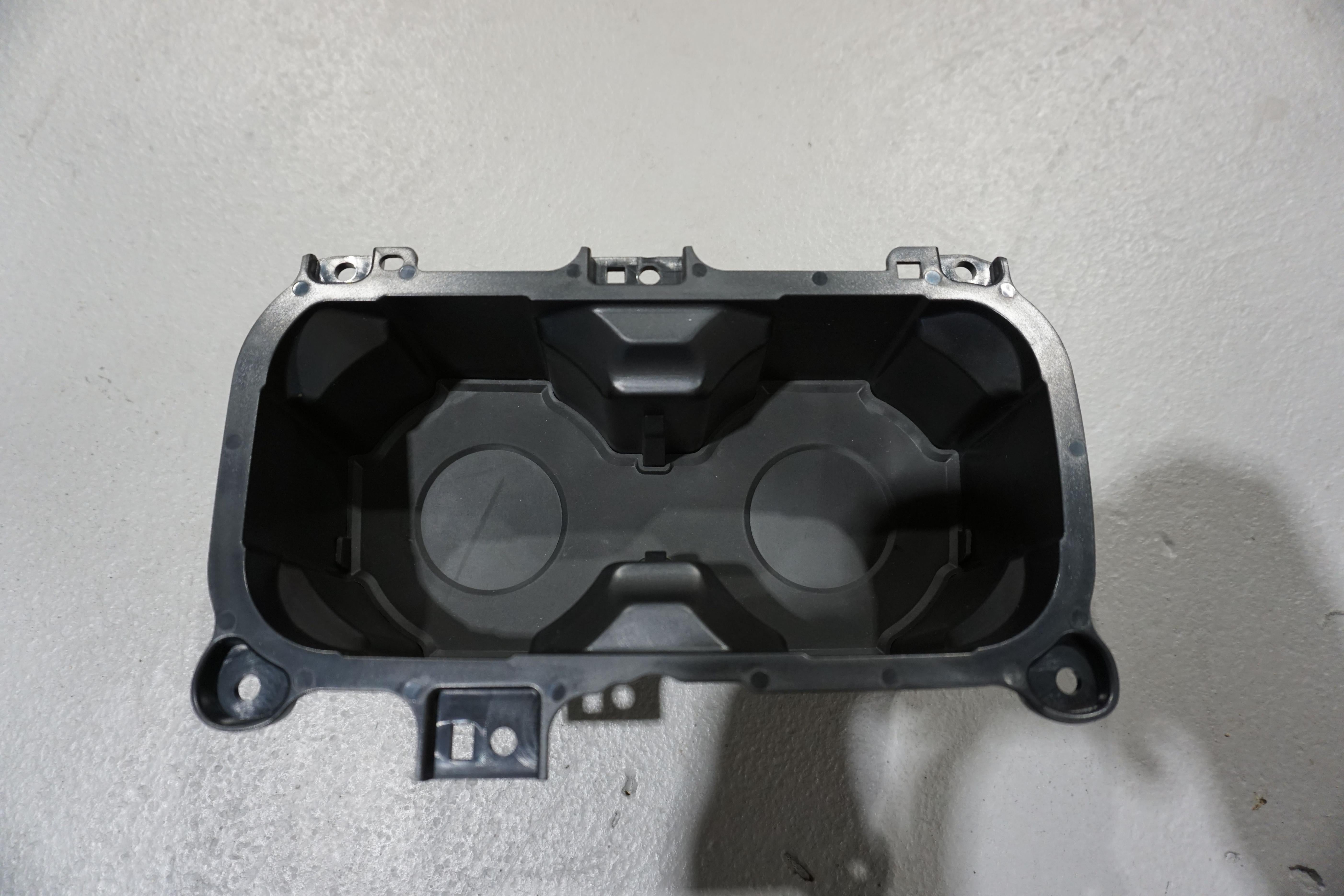 Oversize Cup Holder with Tray (For 2016-2023 Tacoma) - BLACK