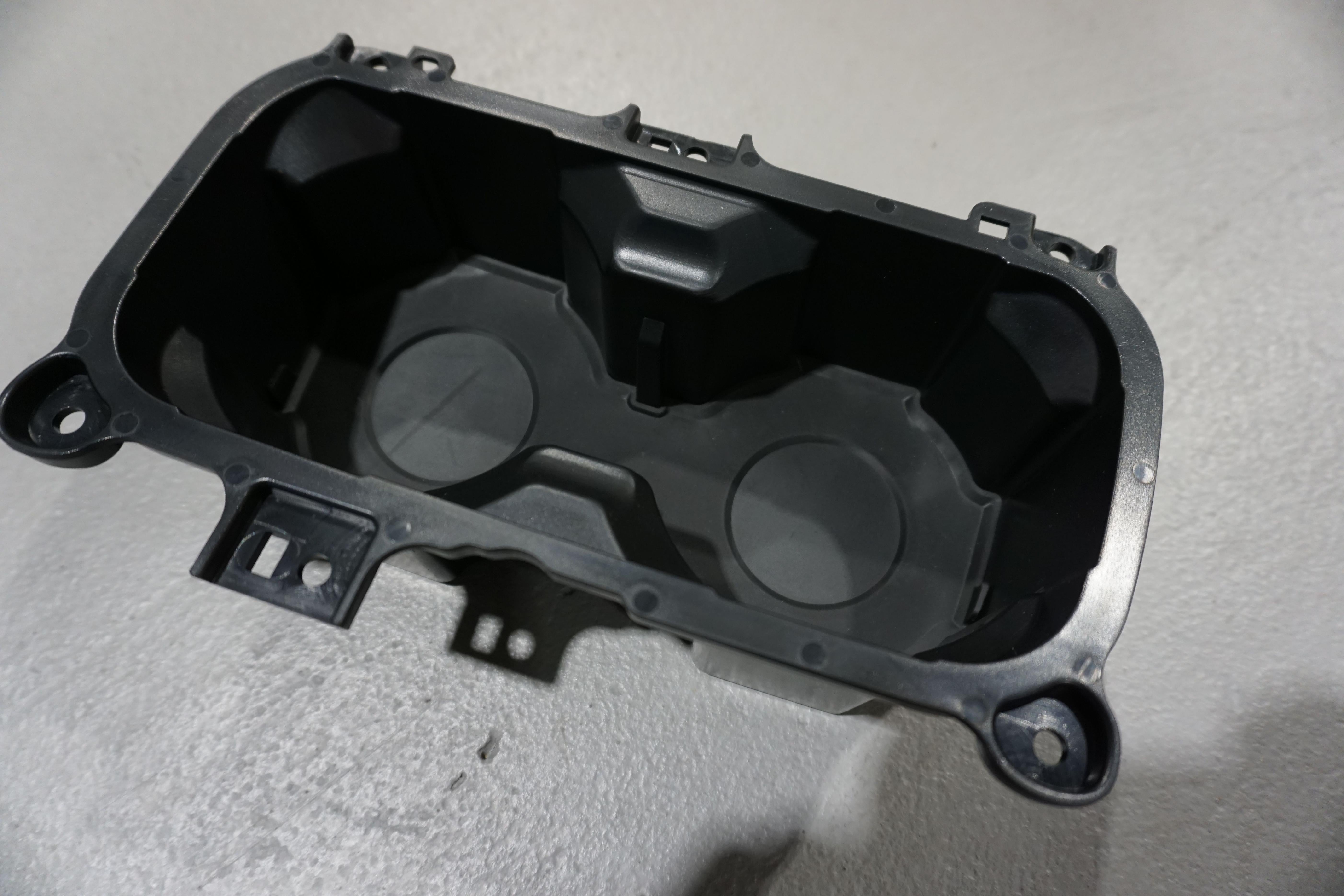 Oversize Cup Holder with Tray (For 2016-2023 Tacoma) - BLACK